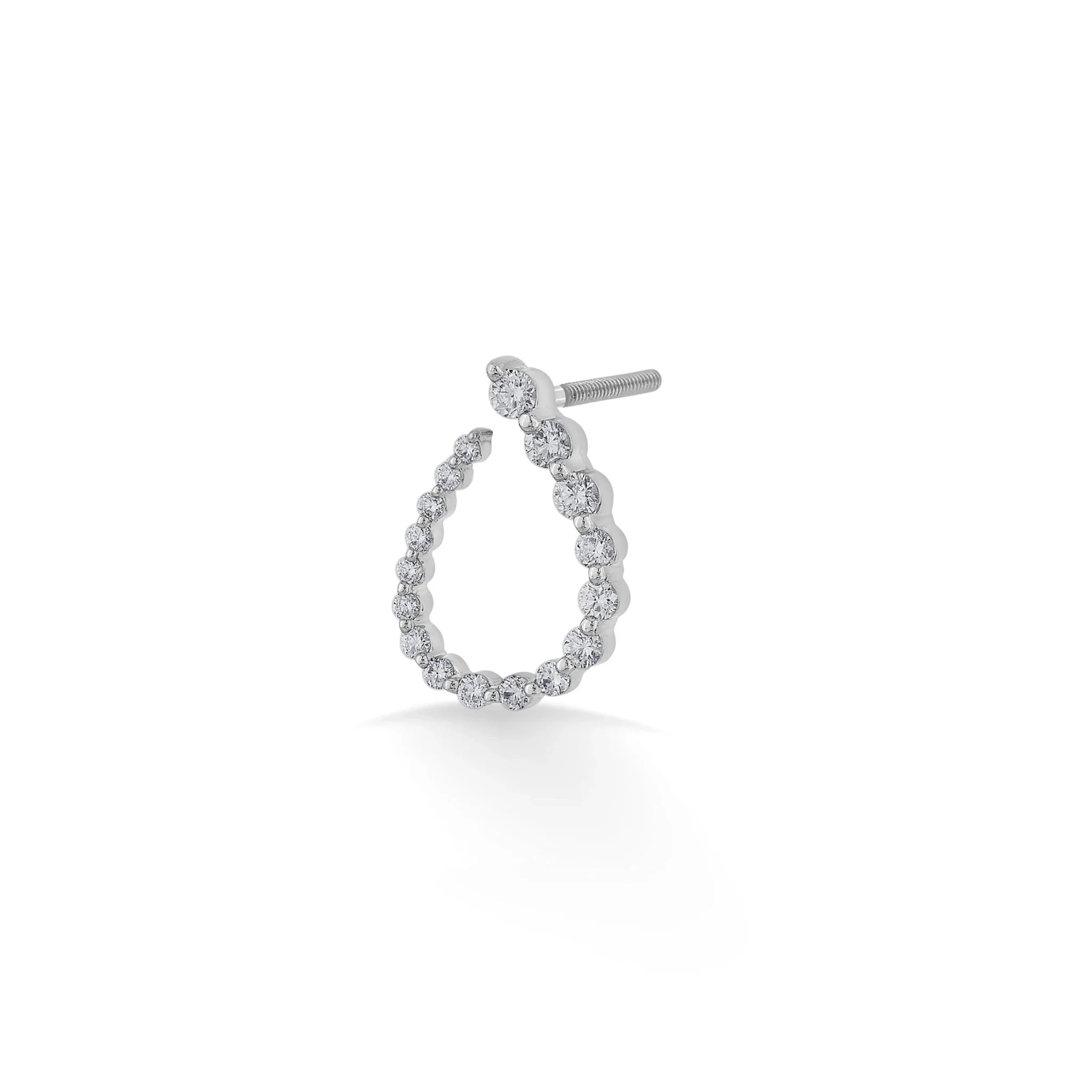 Sassy Luna Teardrop Hoops - Image 2