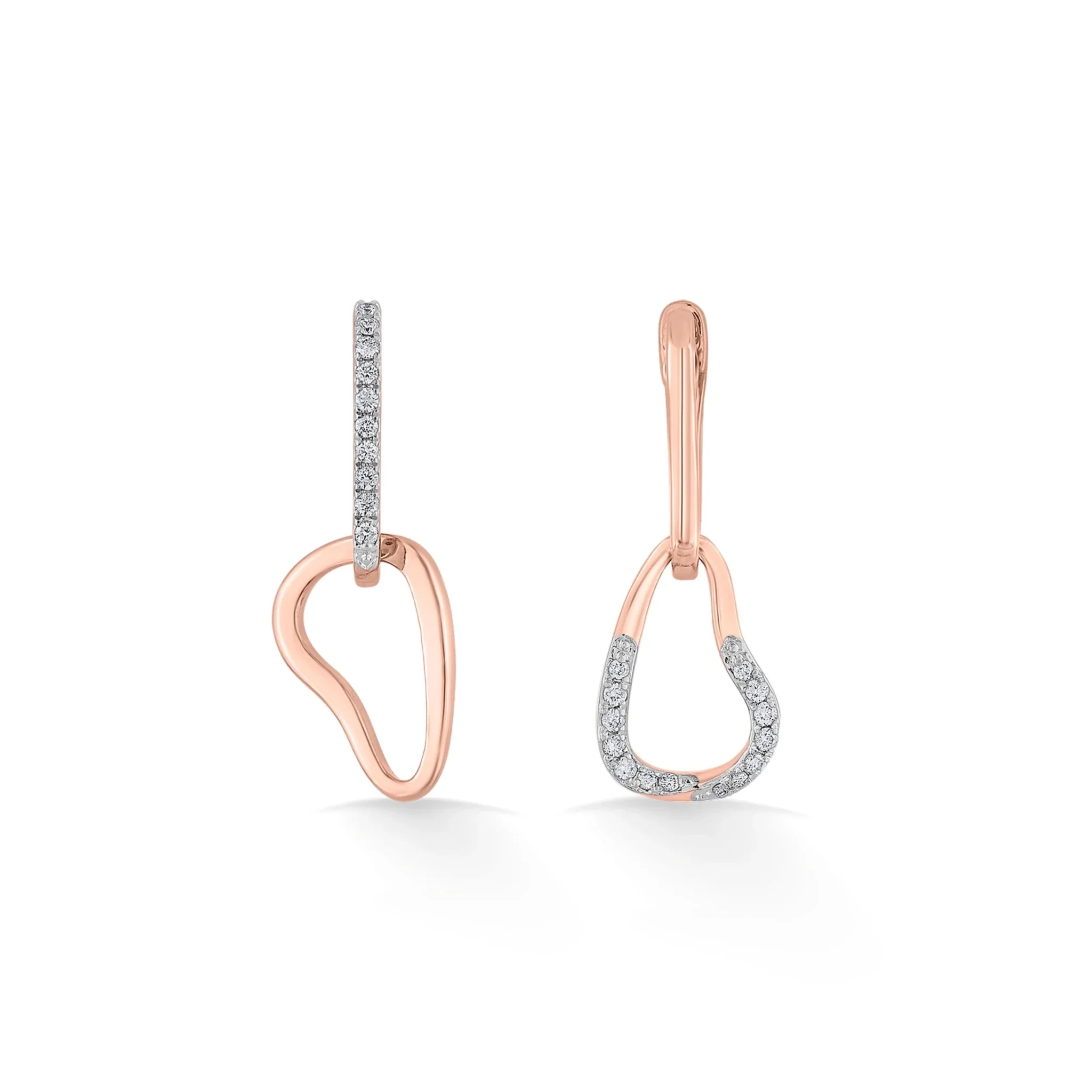 Sassy Modern Teardrop Sparkle Earrings