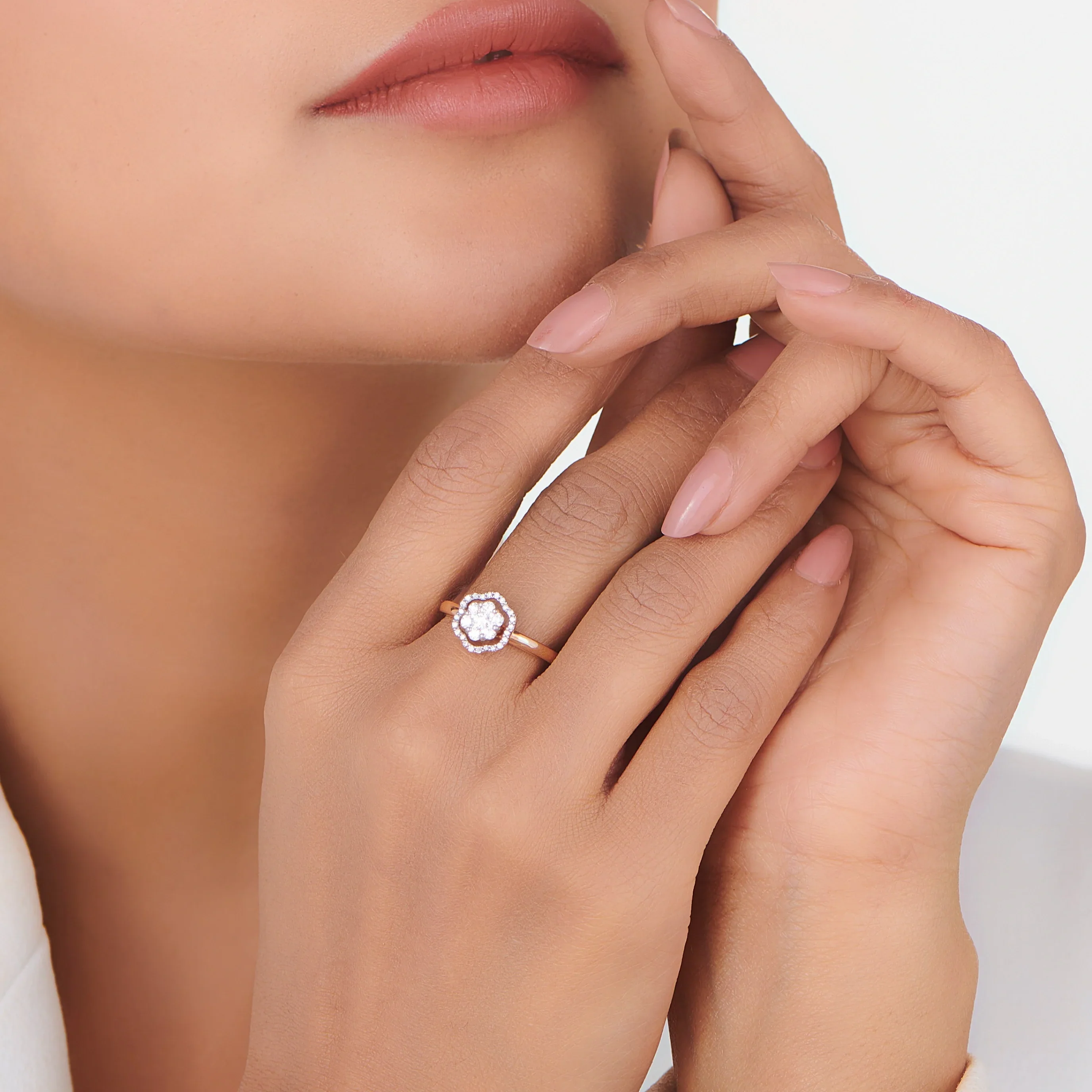 Sassy Rose Bloom Radiance Ring - Image 2