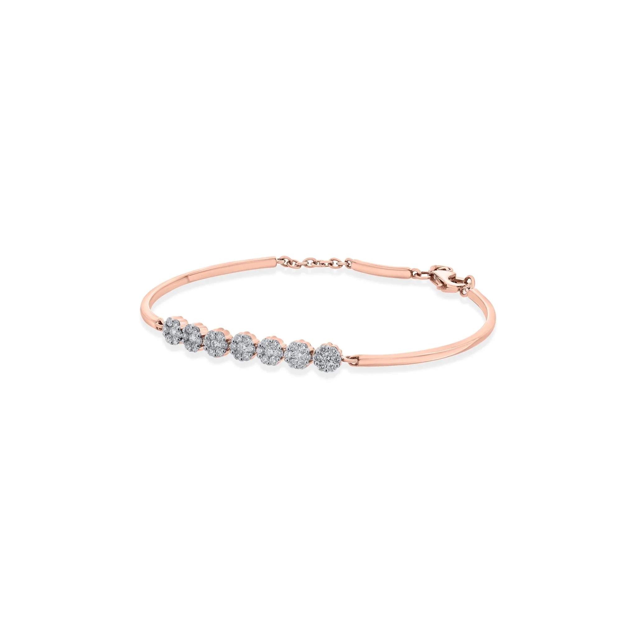 Sassy Seven Sparkle Cluster Bracelet - Image 2