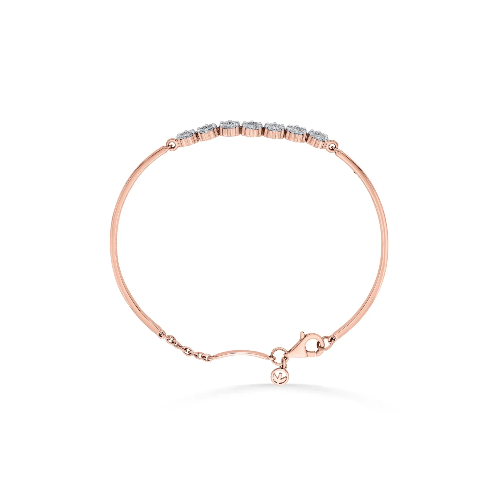 Sassy Seven Sparkle Cluster Bracelet - Image 3