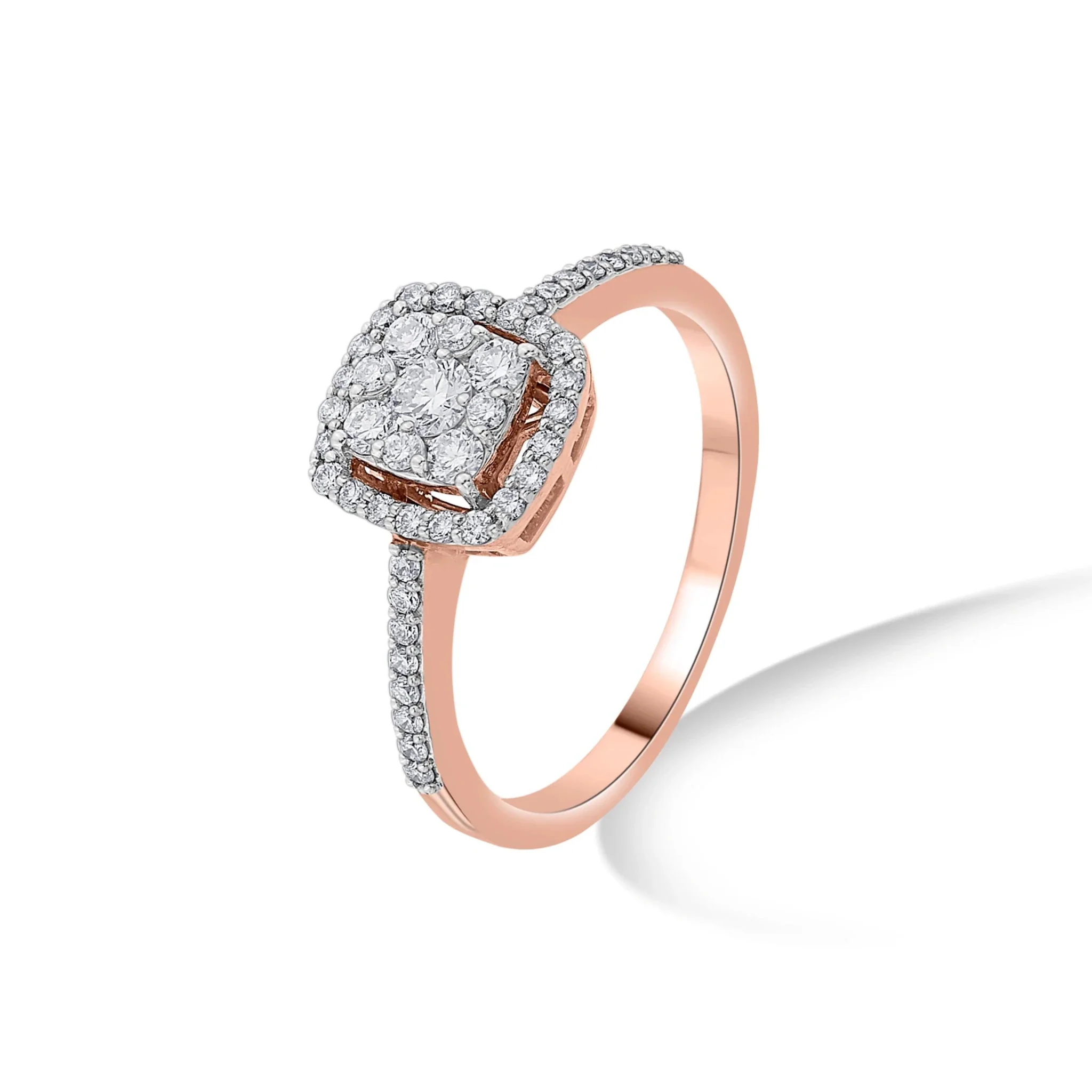Sassy Spark Halo Ring