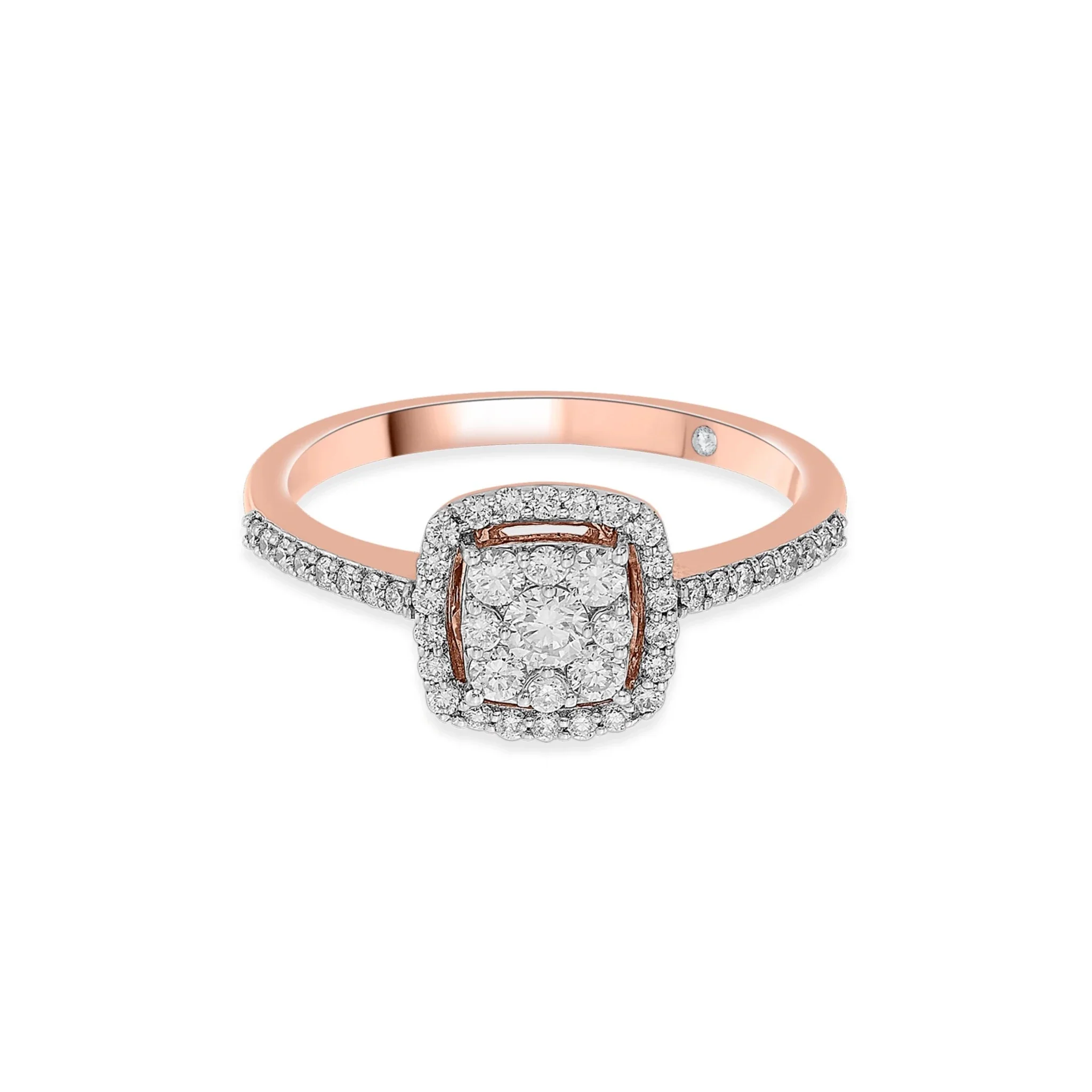 Sassy Spark Halo Ring - Image 3