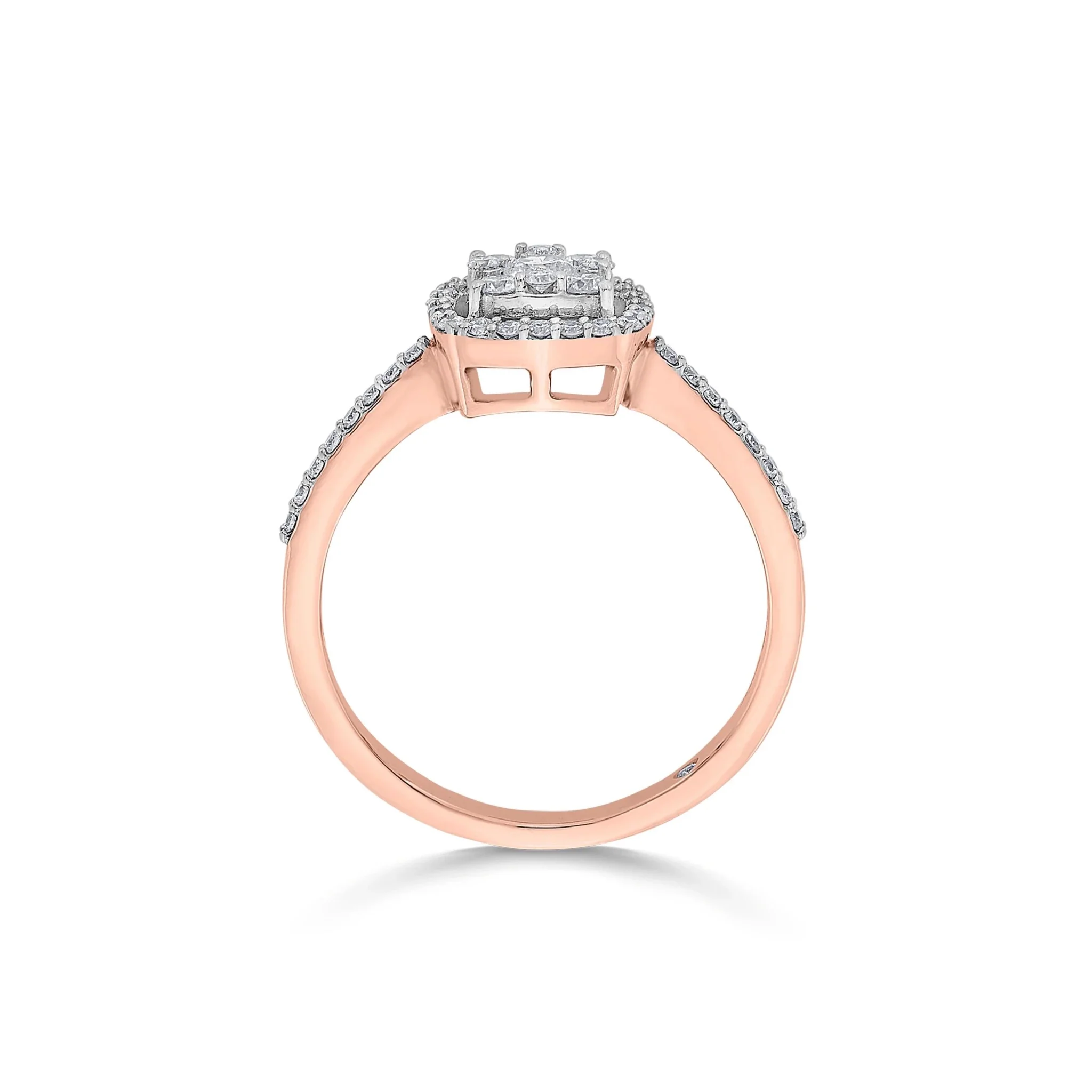 Sassy Spark Halo Ring - Image 4