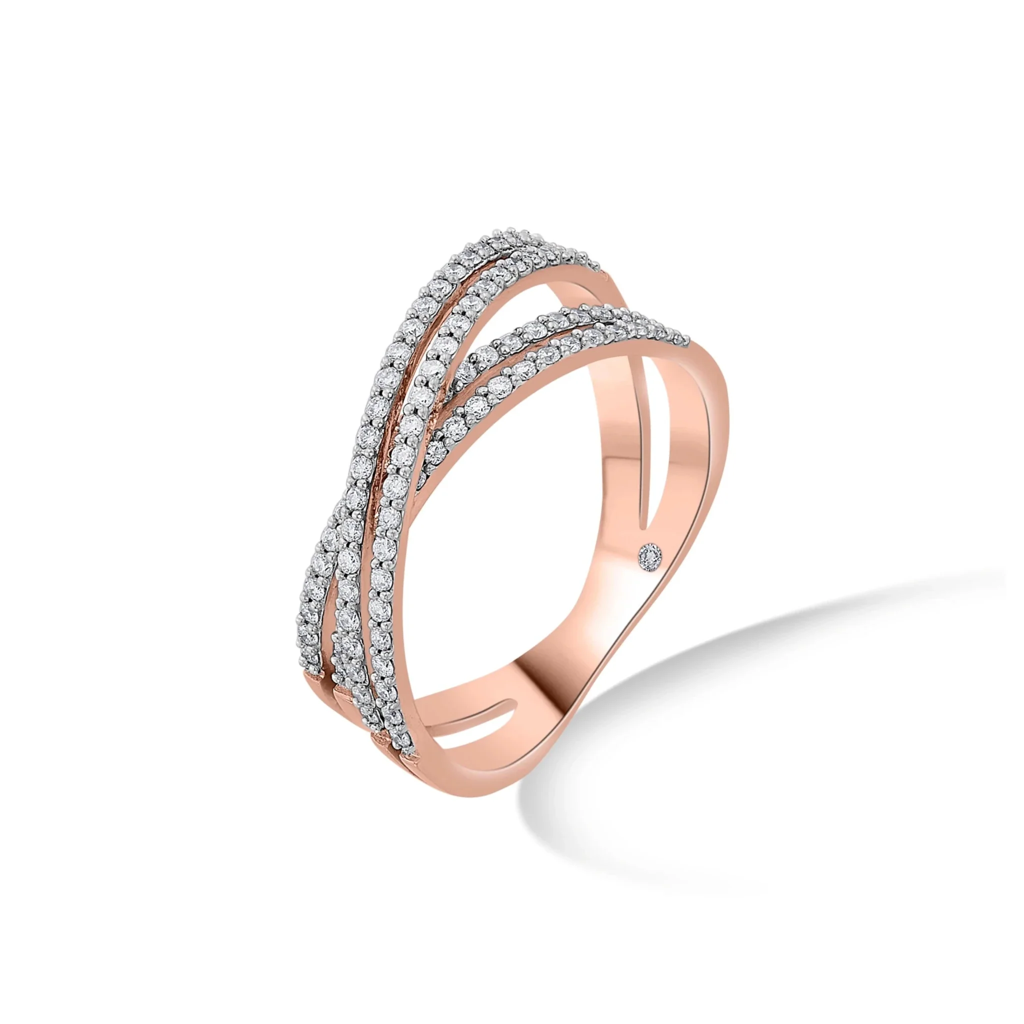 Sassy Twilight Luxe Crossover Ring