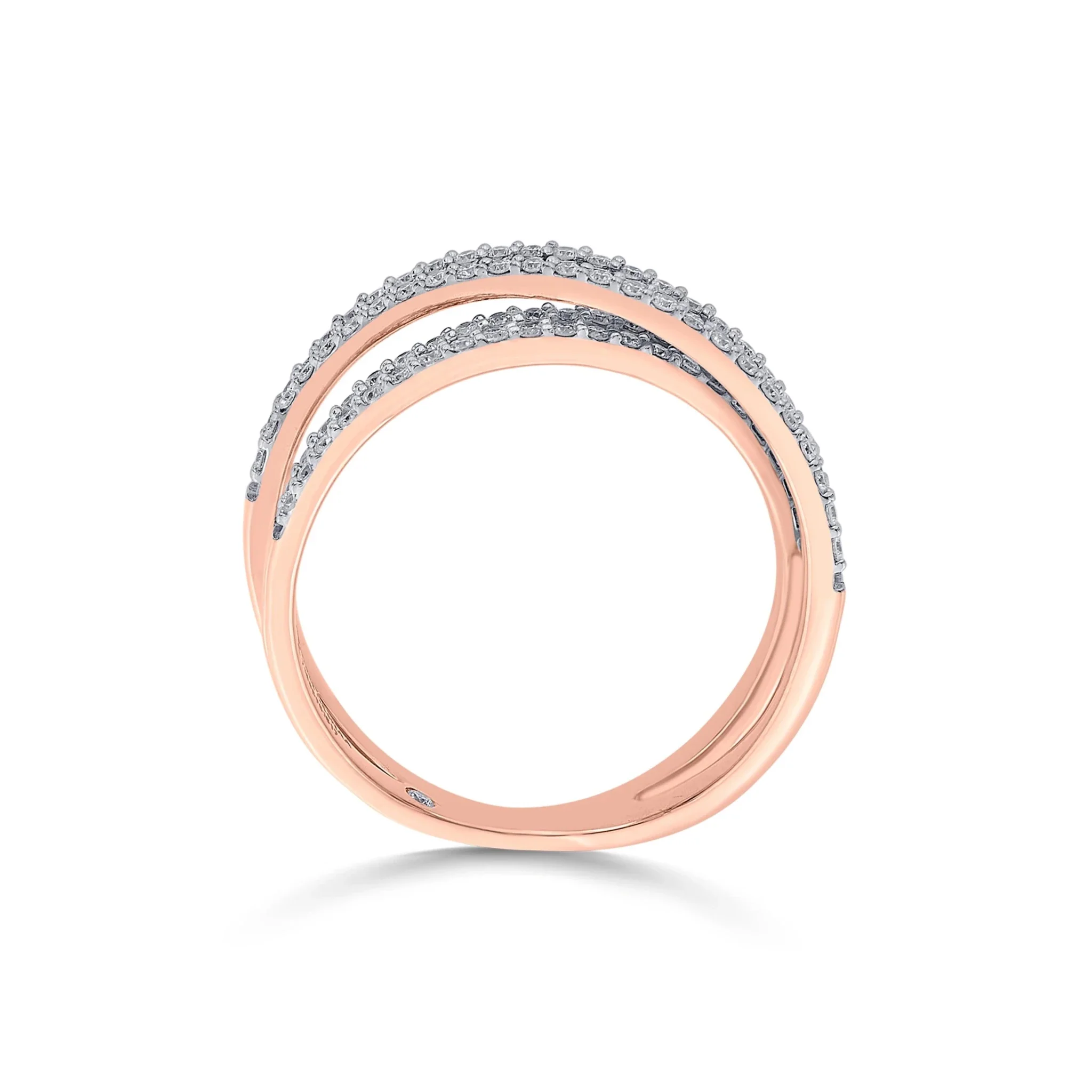 Sassy Twilight Luxe Crossover Ring - Image 3