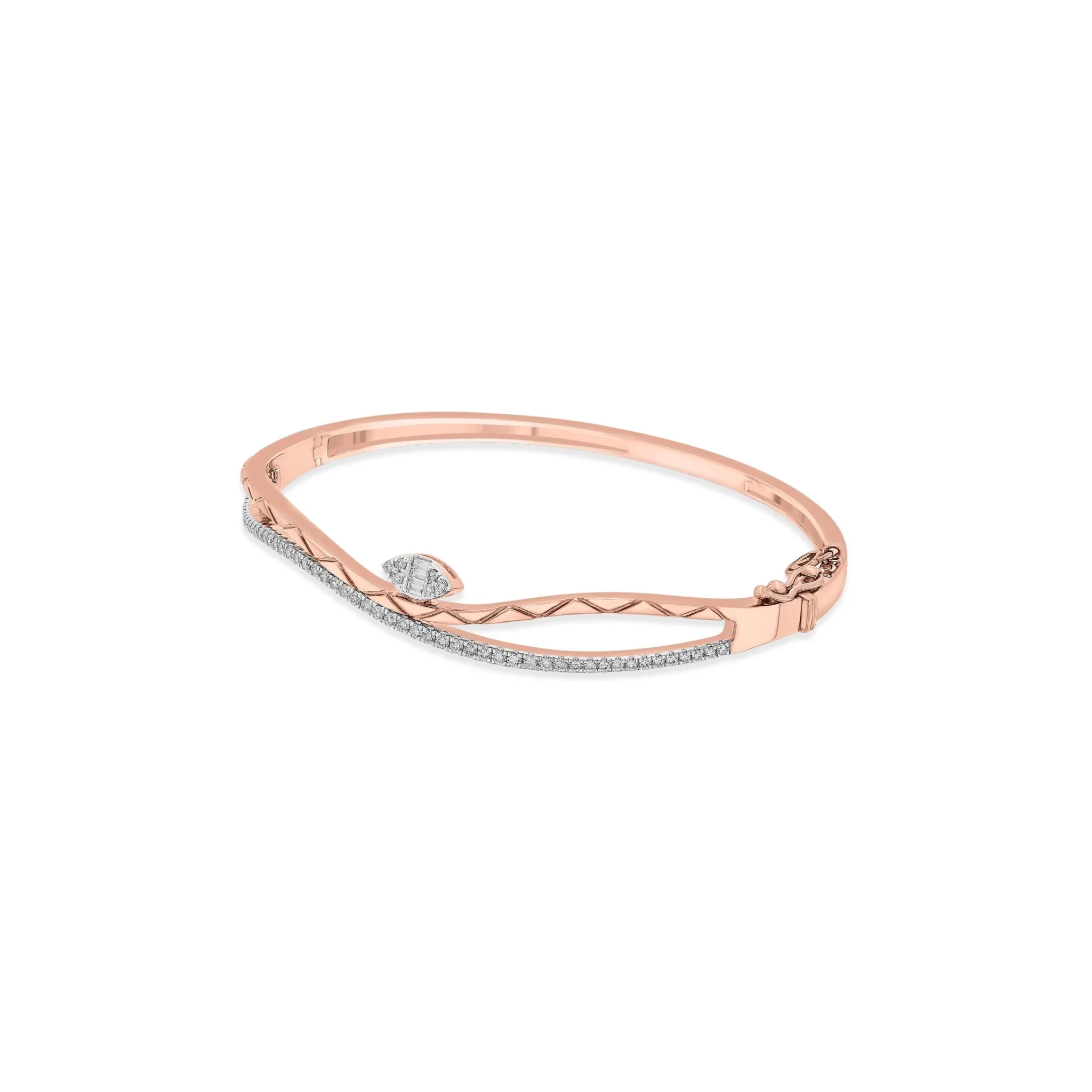 Sassy Woven Sparkle Cuff Bracelet - Image 3