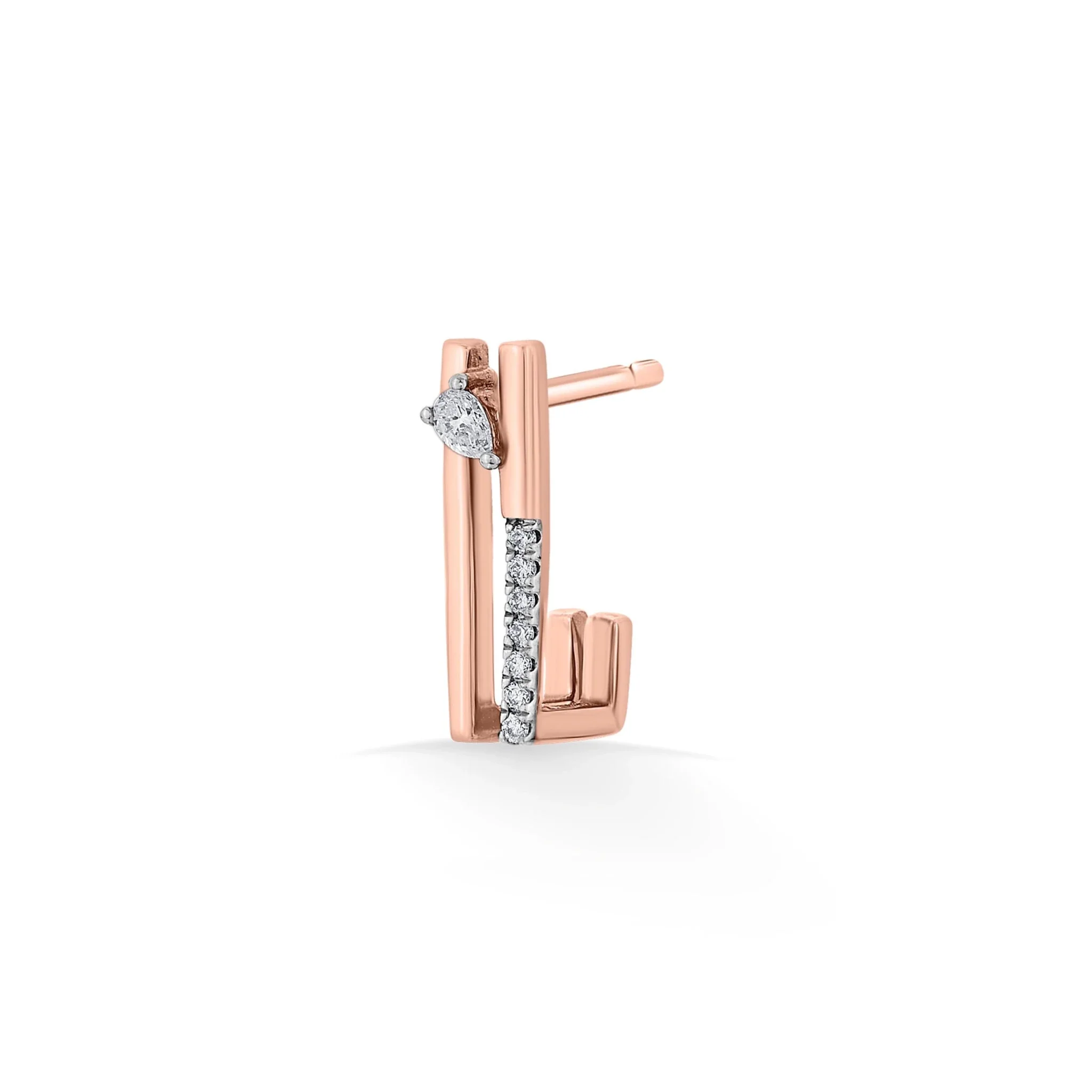 Seven Up Abstract Bar Earrings - Image 3
