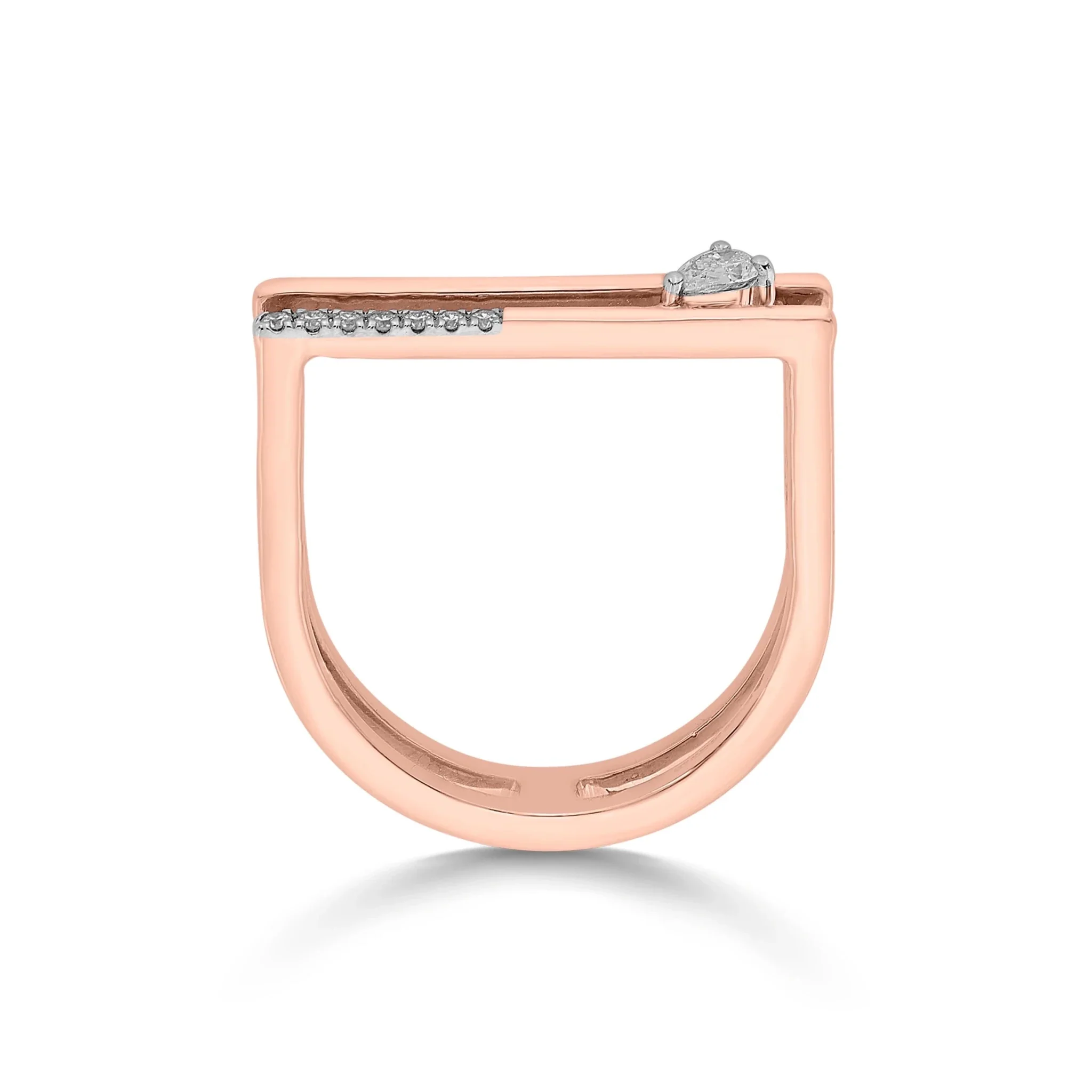 Seven Up Abstract Bar Ring - Image 4