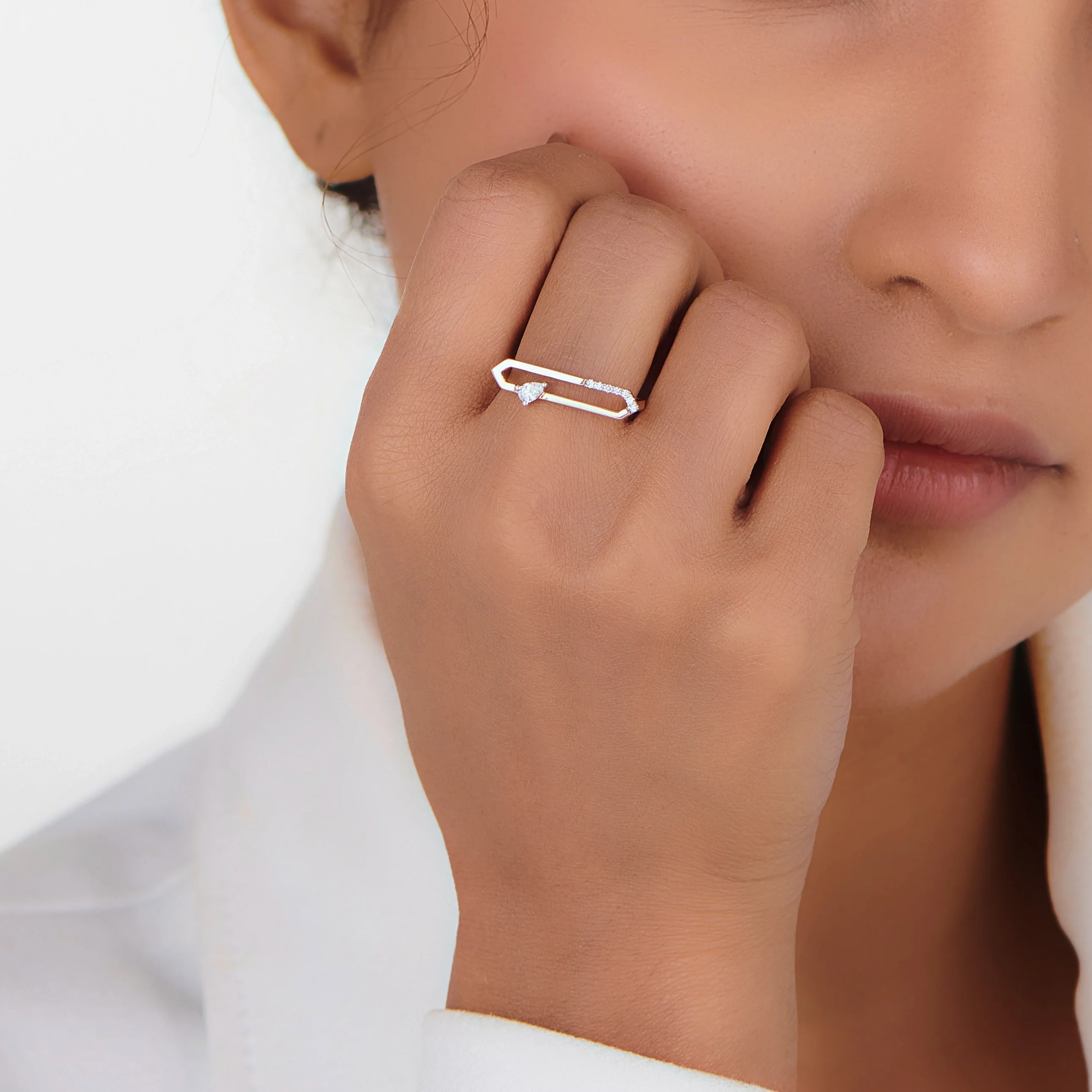 Seven Up Hexagonal Ring - Image 2