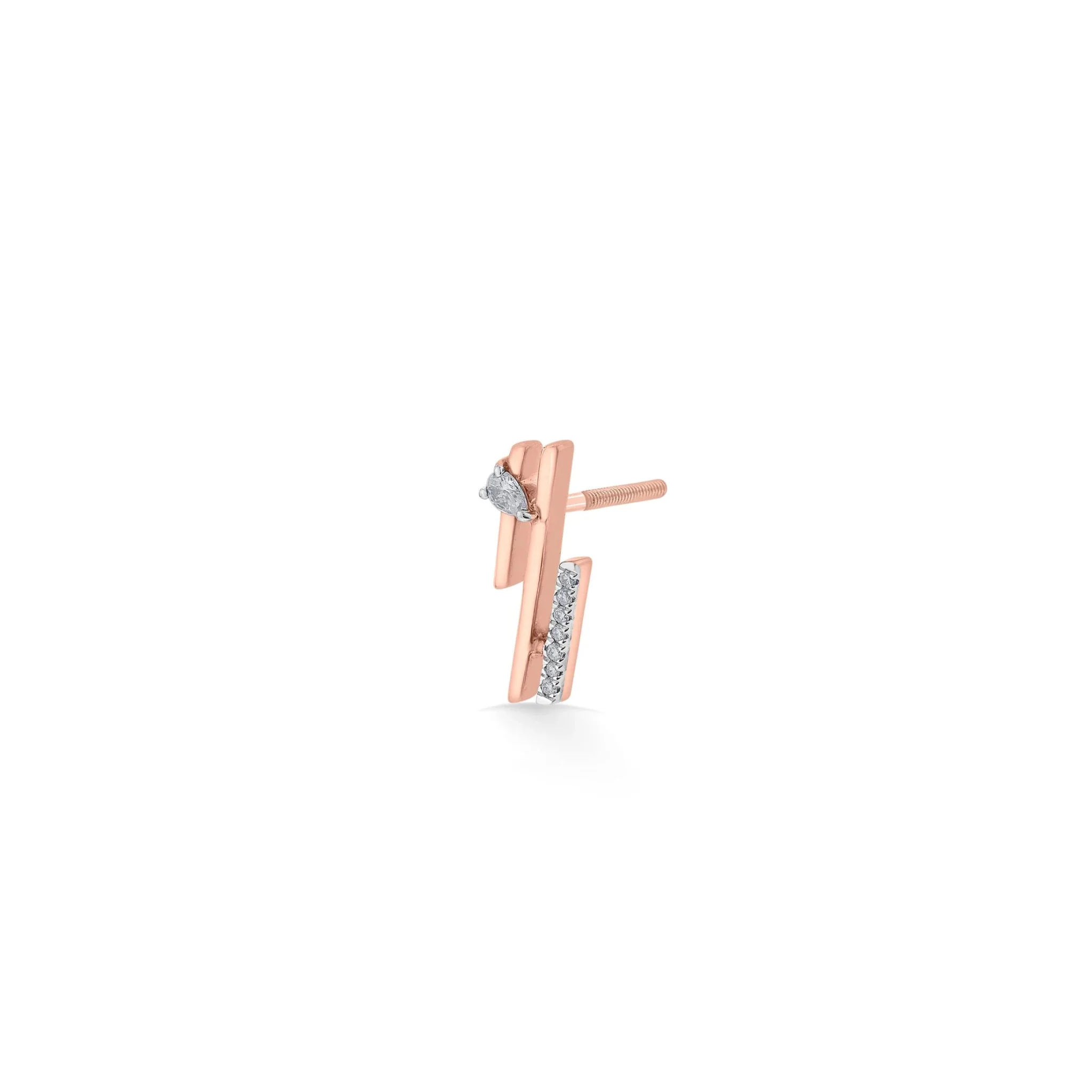 Seven Up Tri bar Earring - Image 3