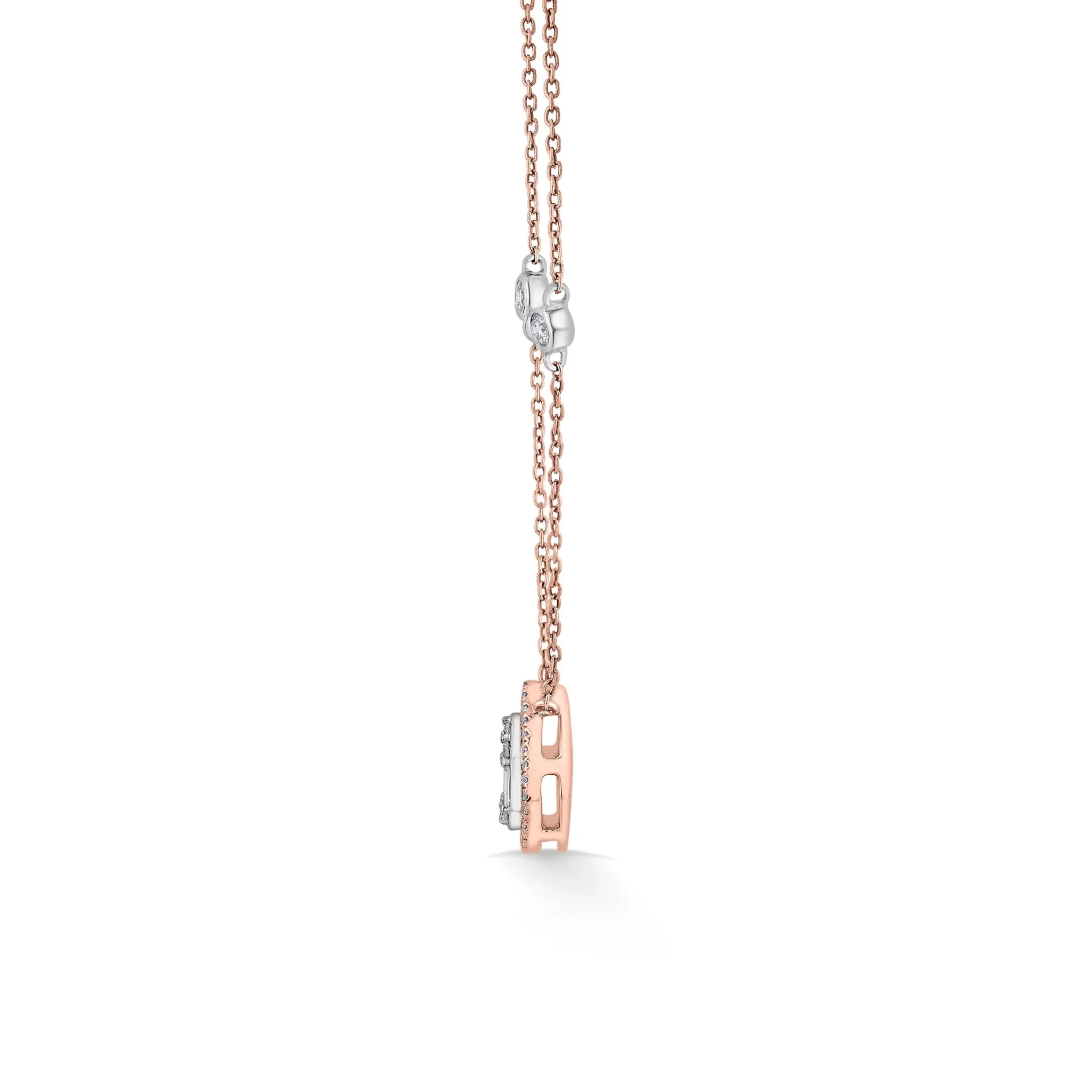 Signature Extra Small Drop Pave Solitaire Pendant - Image 4