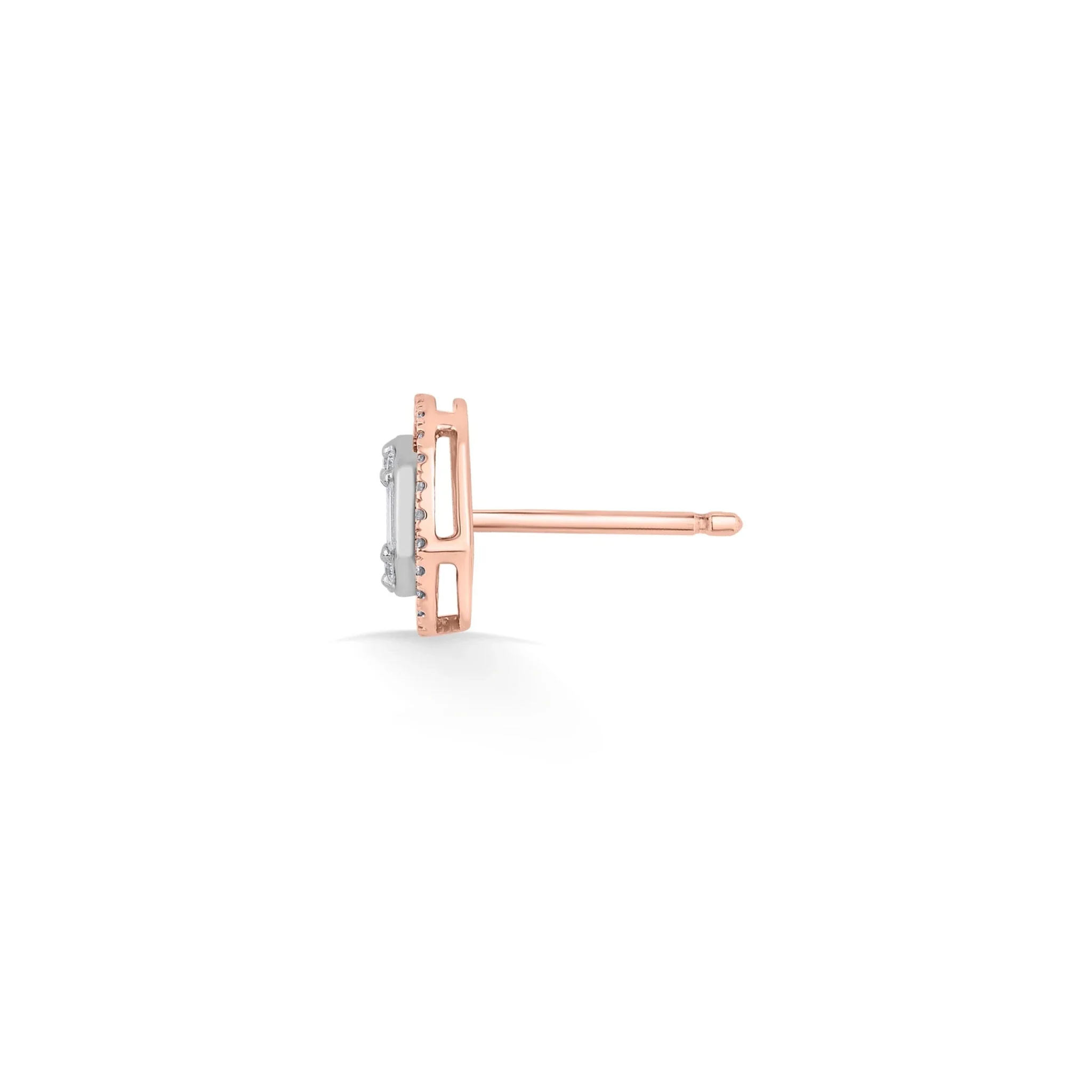Signature Large Round Pave Solitaire Earrings - Image 4