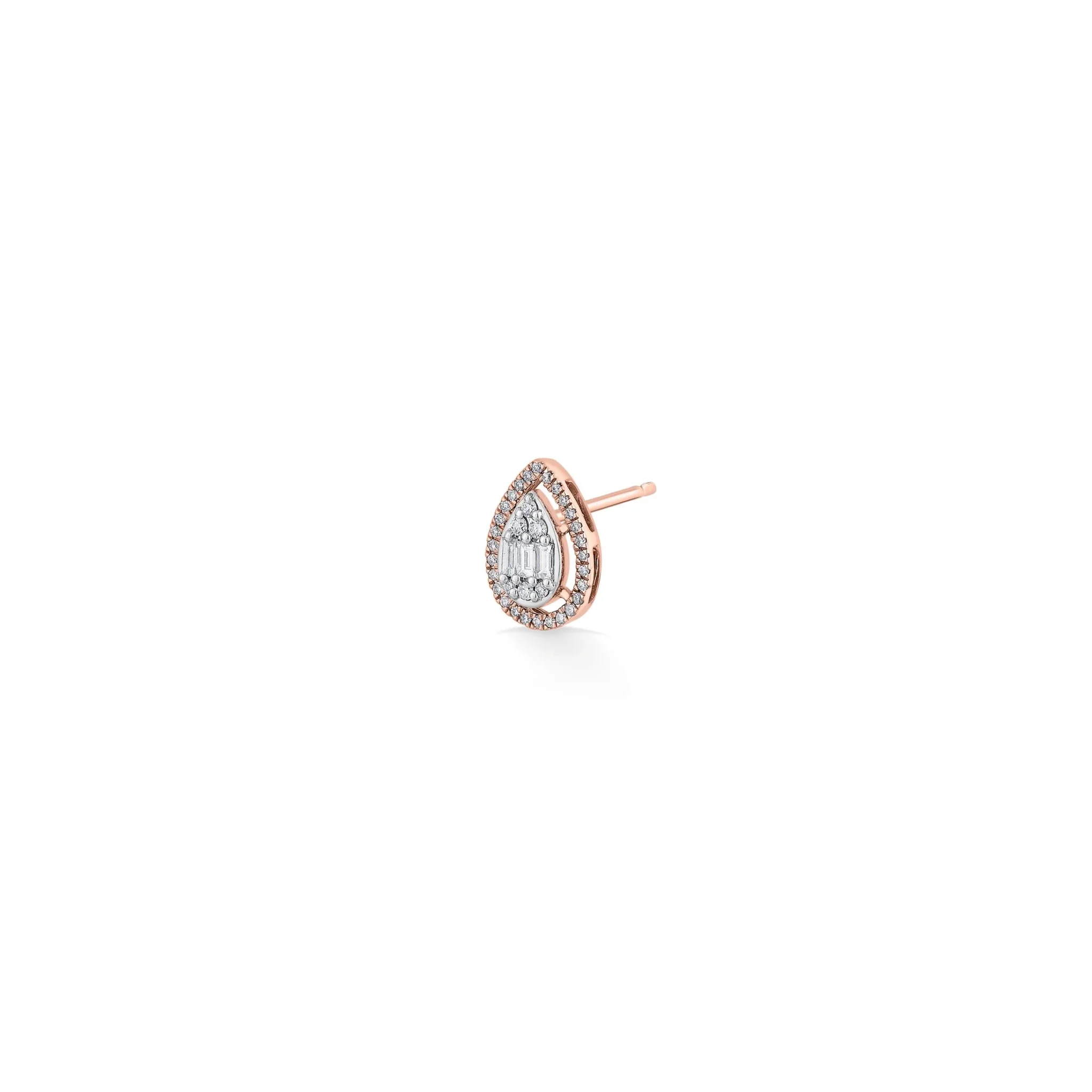 Signature Medium Drop Pave Solitaire Earrings - Image 3
