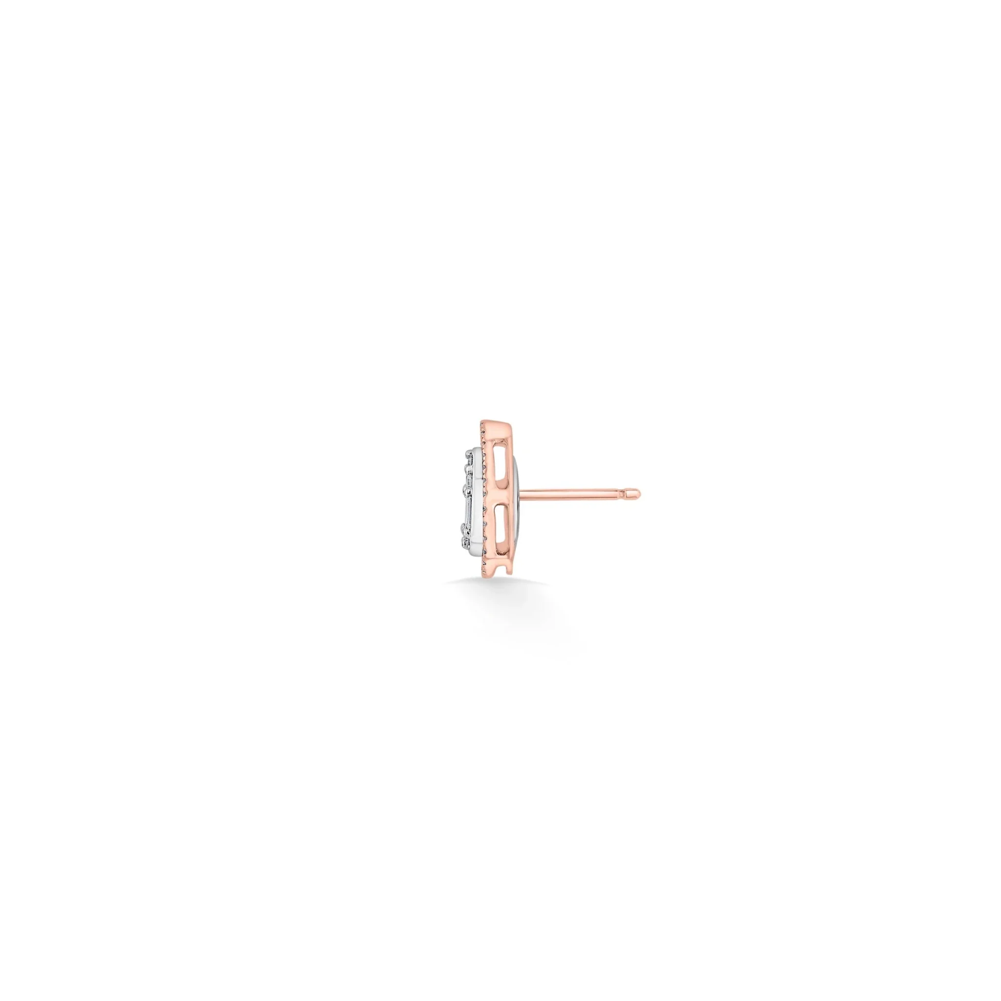 Signature Medium Drop Pave Solitaire Earrings - Image 4