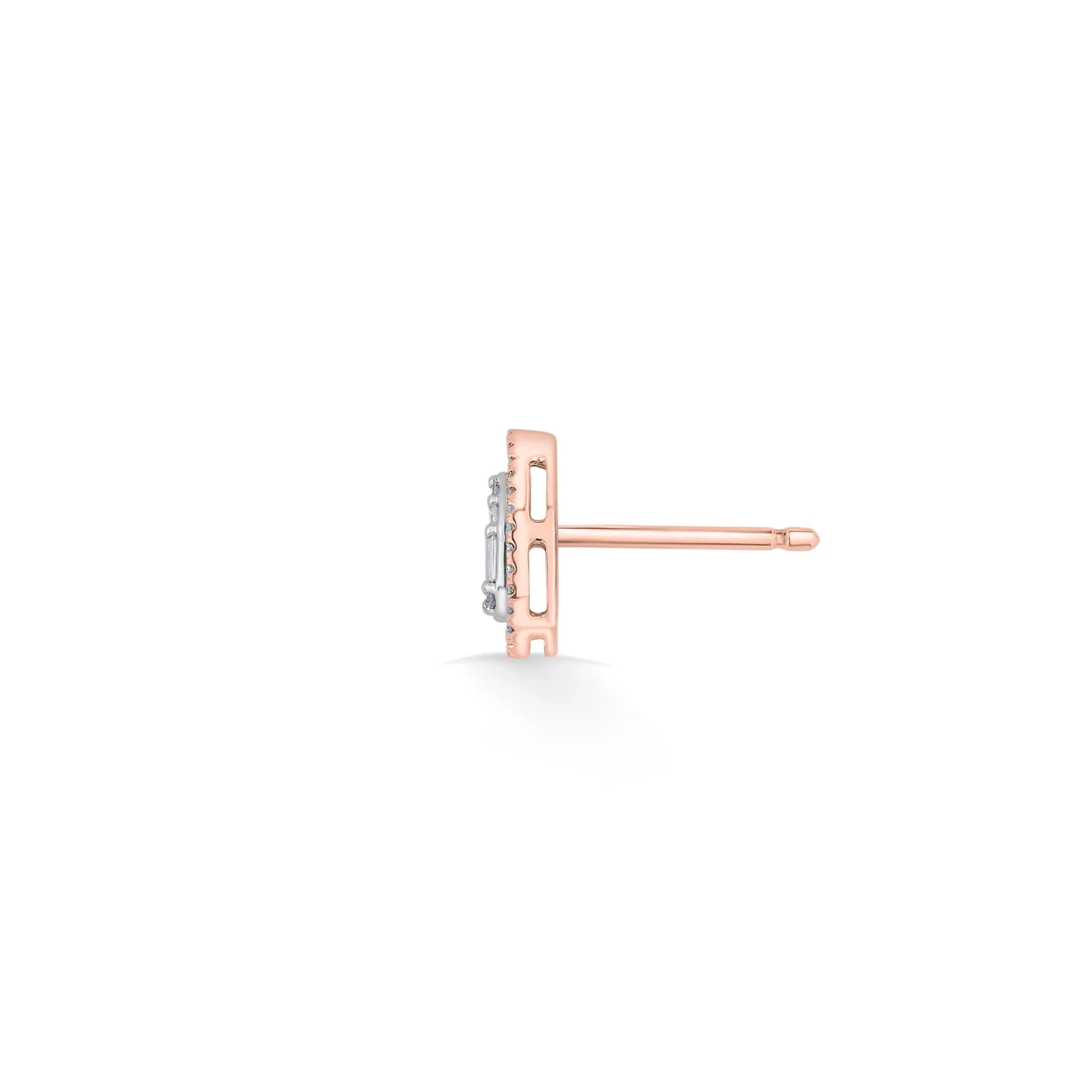 Signature Small Drop Pave Solitaire Earrings - Image 4