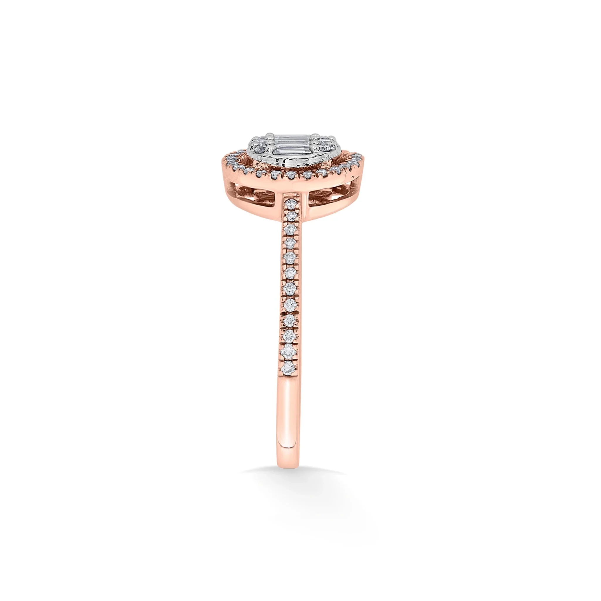 Signature Small Round Pave Solitaire Ring - Image 5
