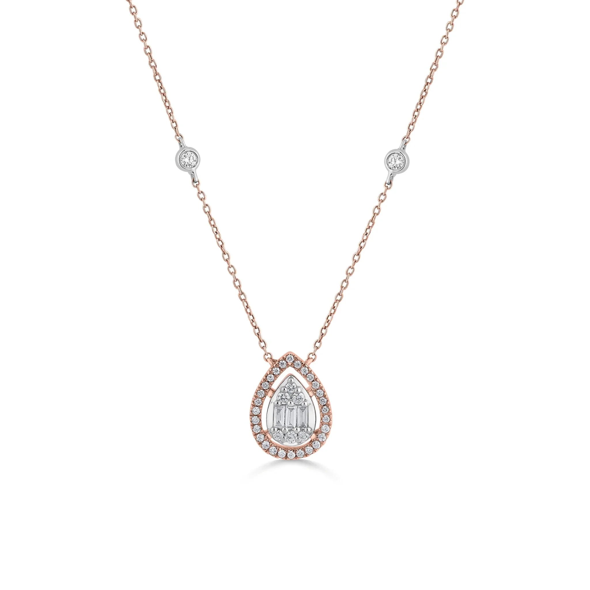 Signature Stellar Mosaic Teardrop Pendant - Image 2