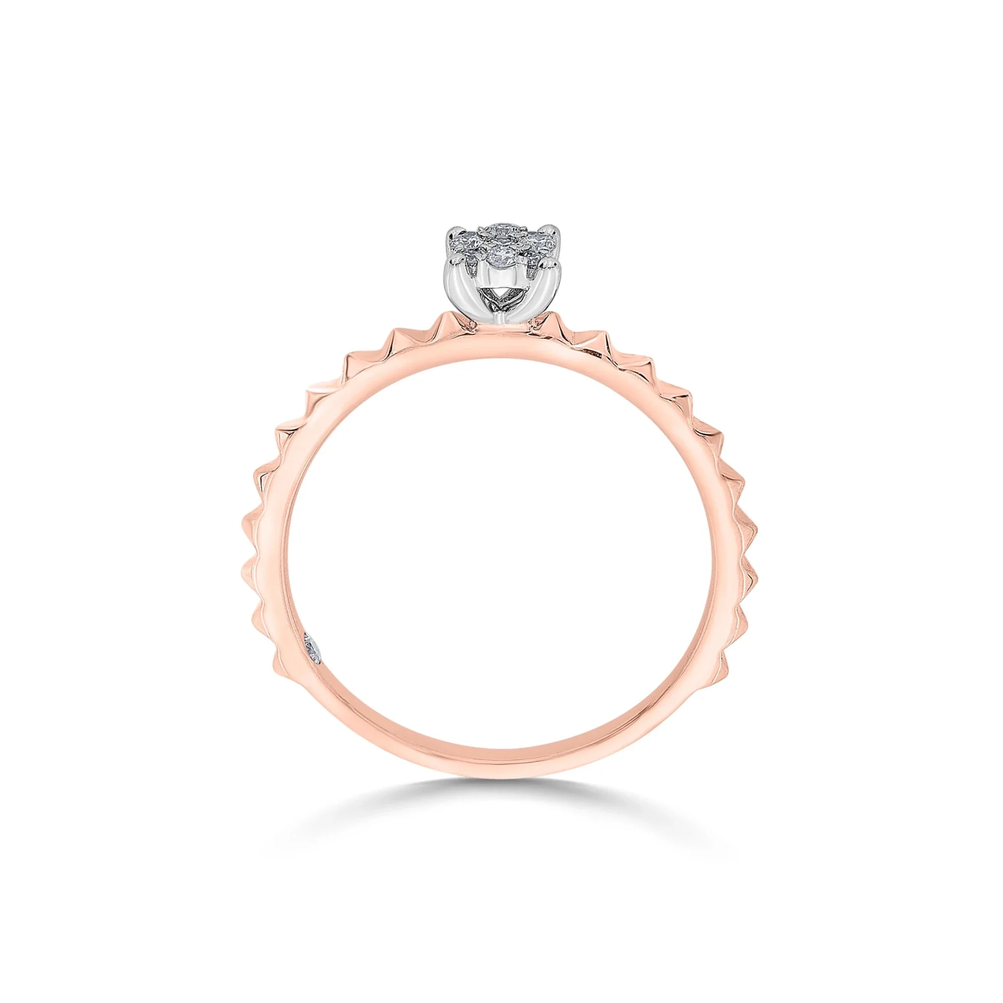 Soiree Crimson Blaze Diamond Ring - Image 4