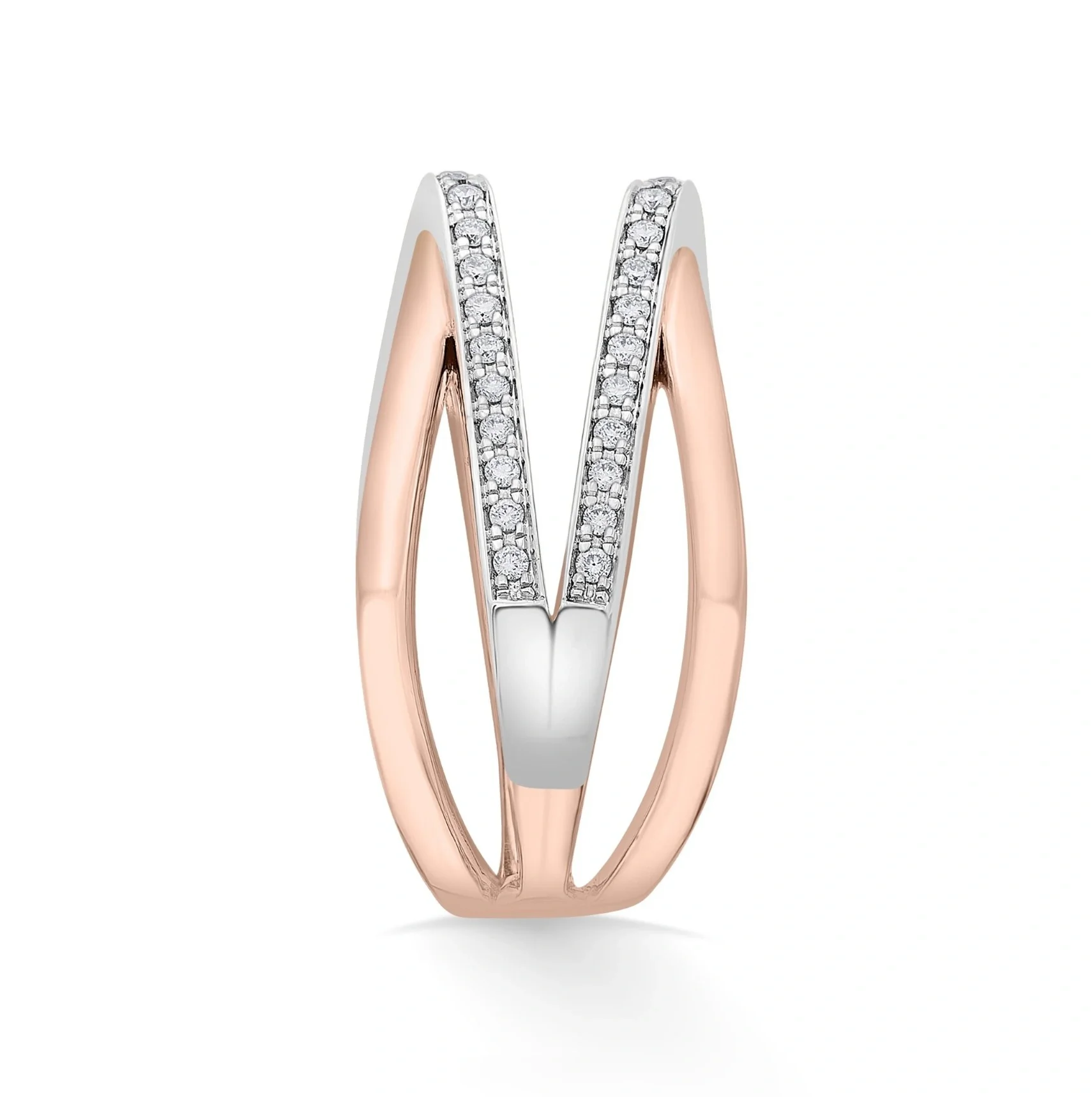 Soiree Crisscross Radiance Ring - Image 4