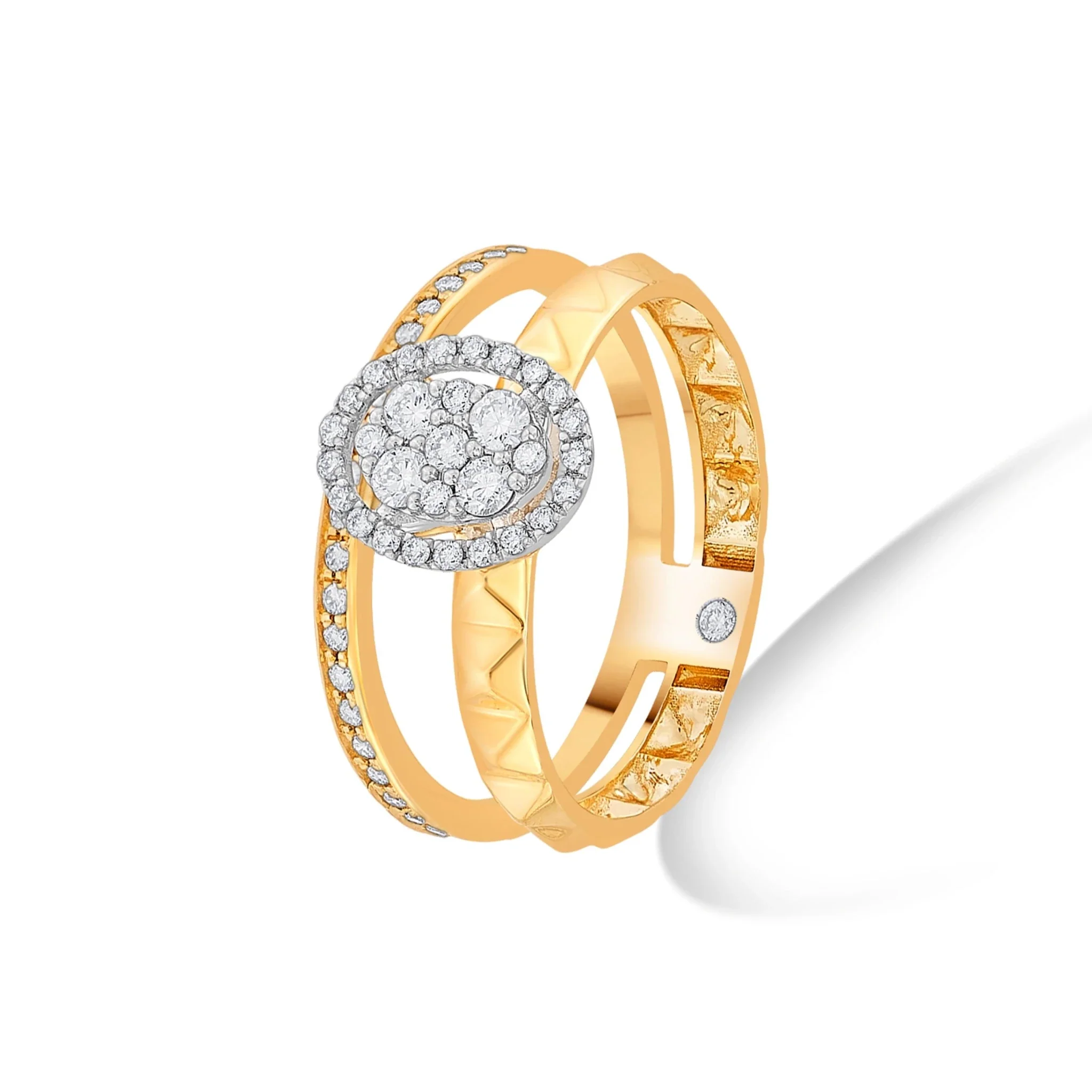Soiree Dazzling Duo Halo Ring