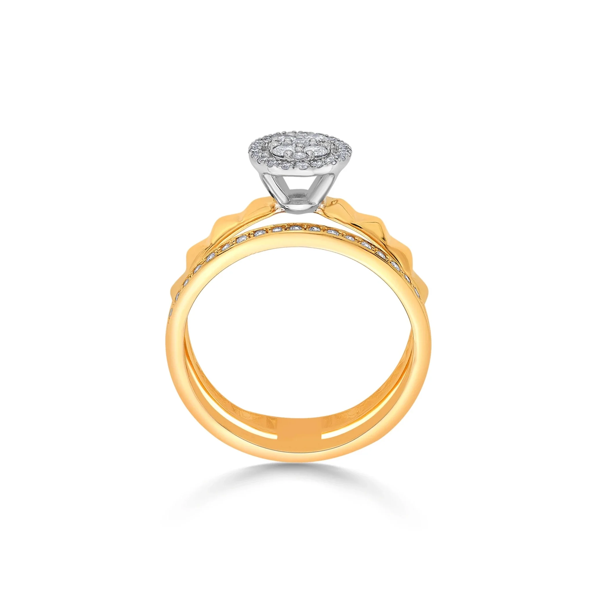 Soiree Dazzling Duo Halo Ring - Image 4