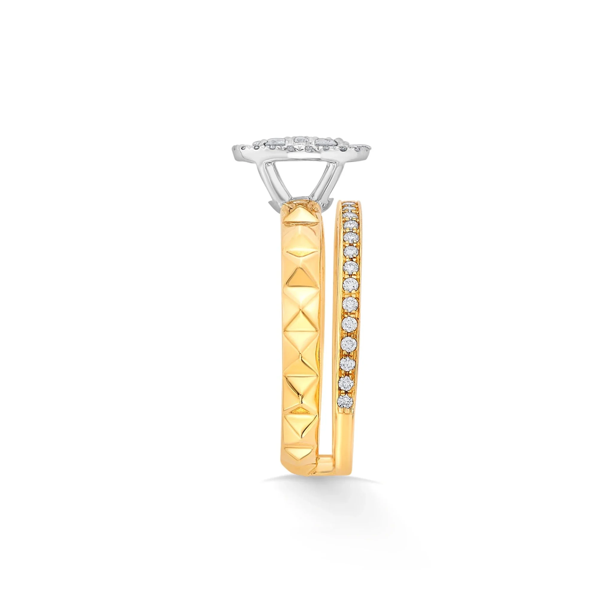 Soiree Dazzling Duo Halo Ring - Image 5