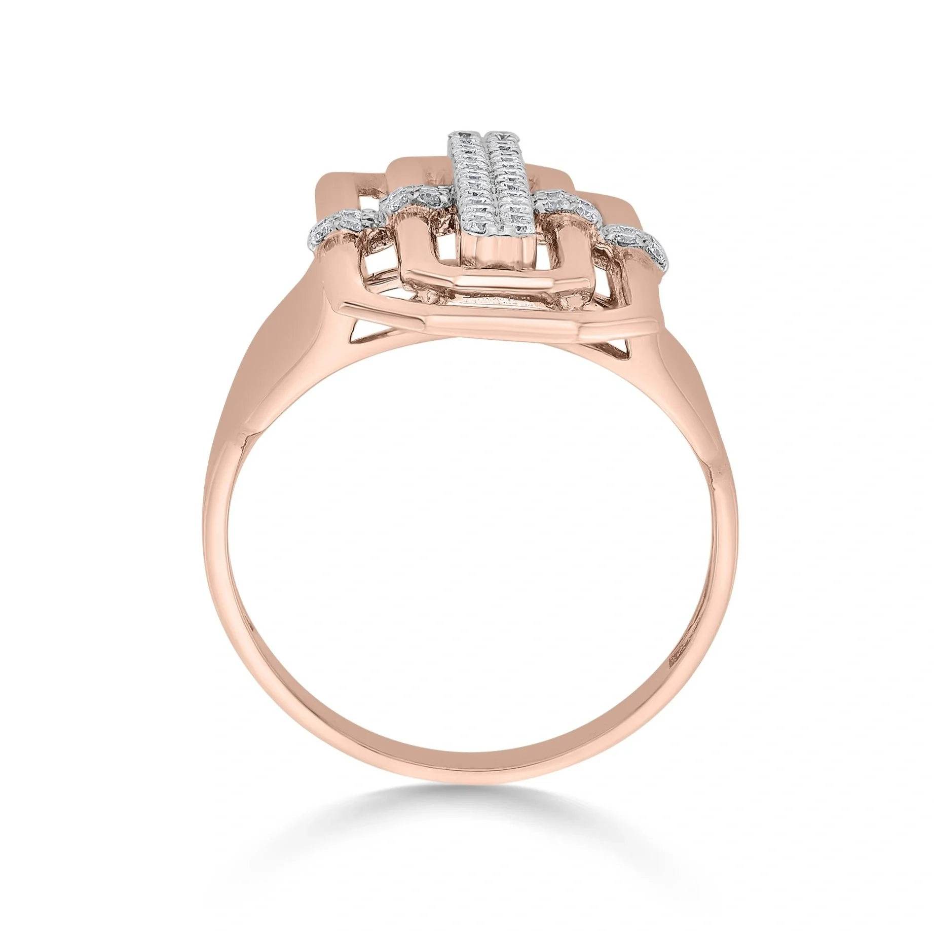Soiree Deco Dazzle Cage Ring - Image 4