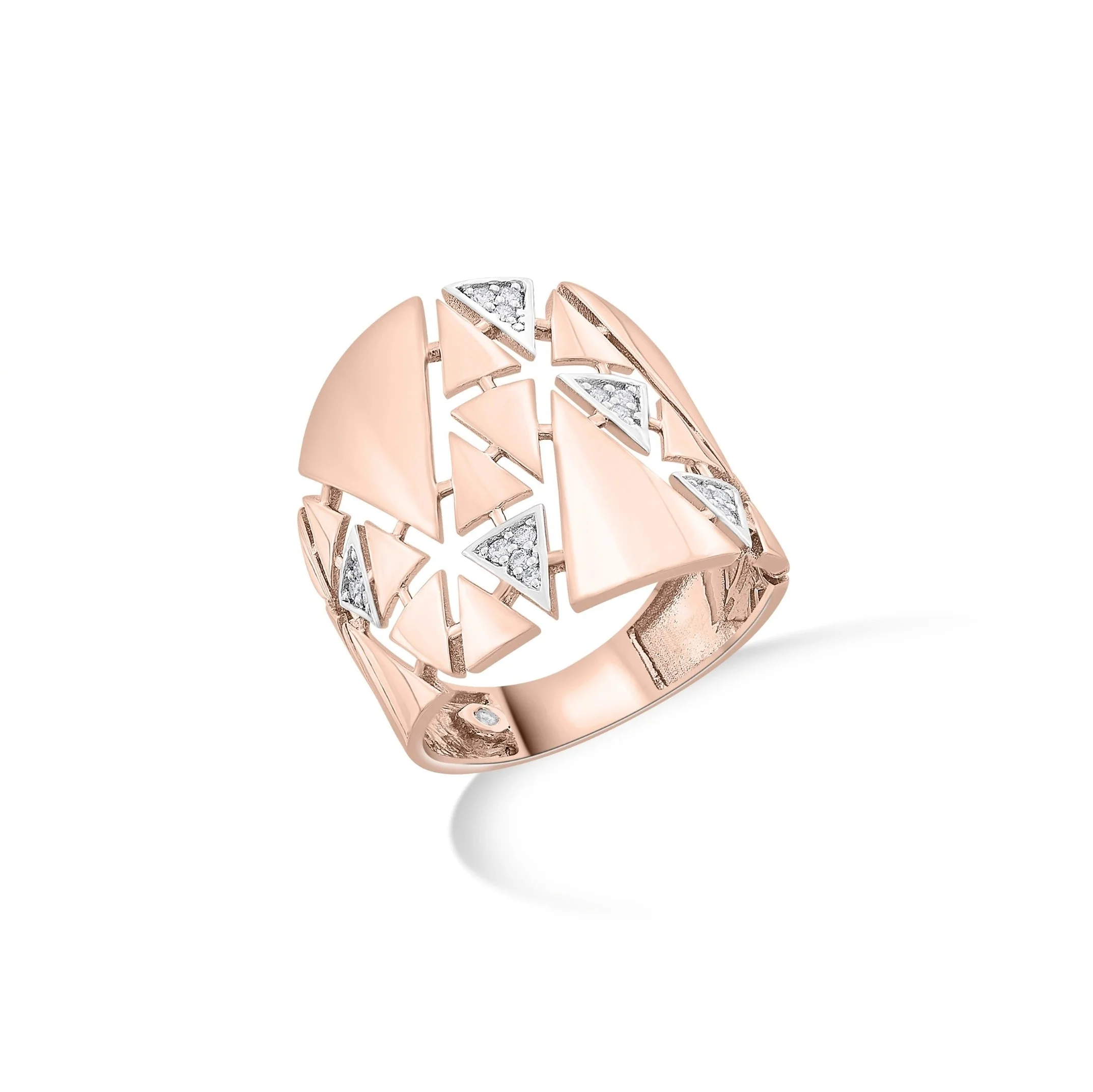 Soiree GeoGleam Statement Ring