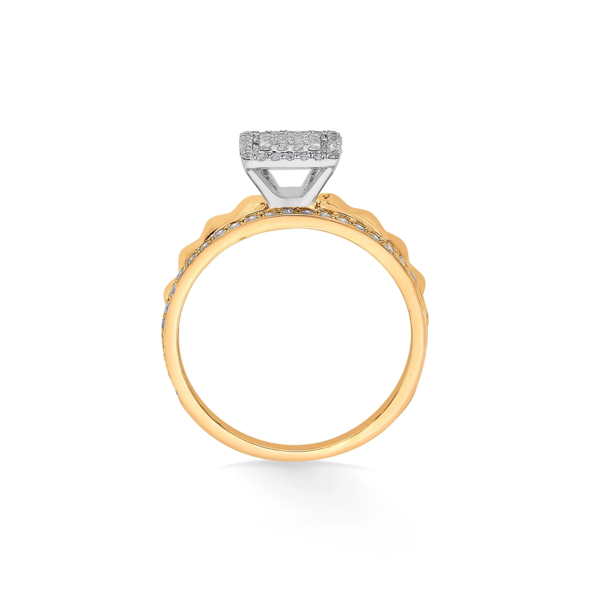 Soiree Glam Grid Icon Ring - Image 4