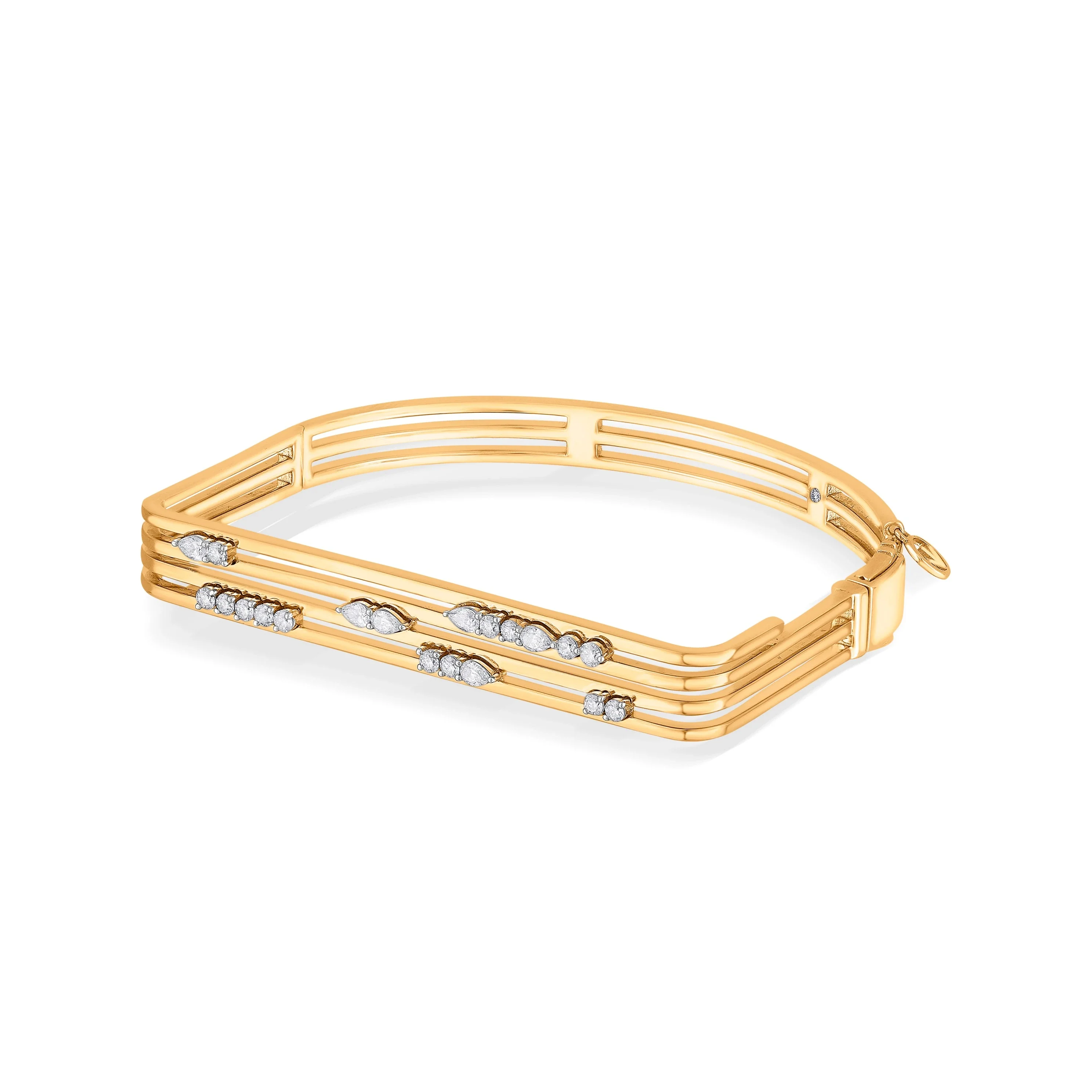Soiree Glam Grid Power Bracelet - Image 3