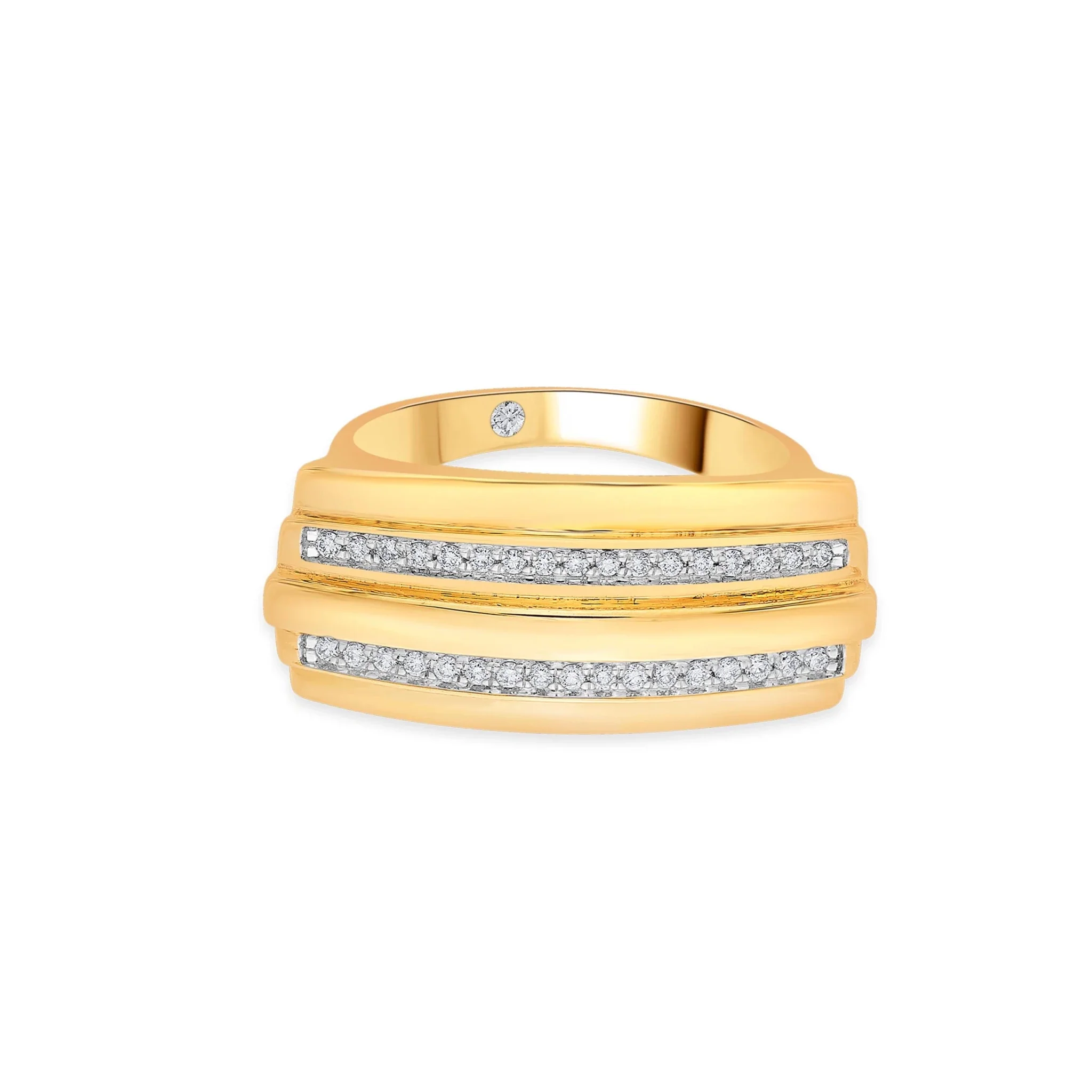 Soiree Gleam Layer Diamond Band - Image 3