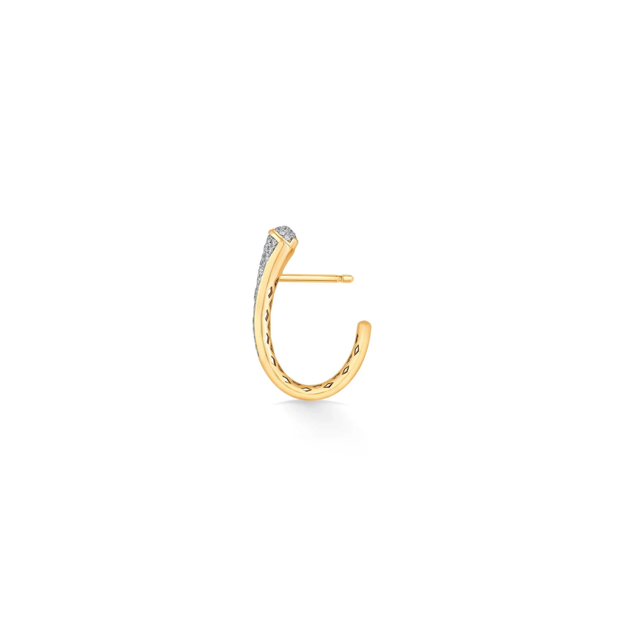 Soiree Gleamline Diamond Elegance Earrings - Image 2