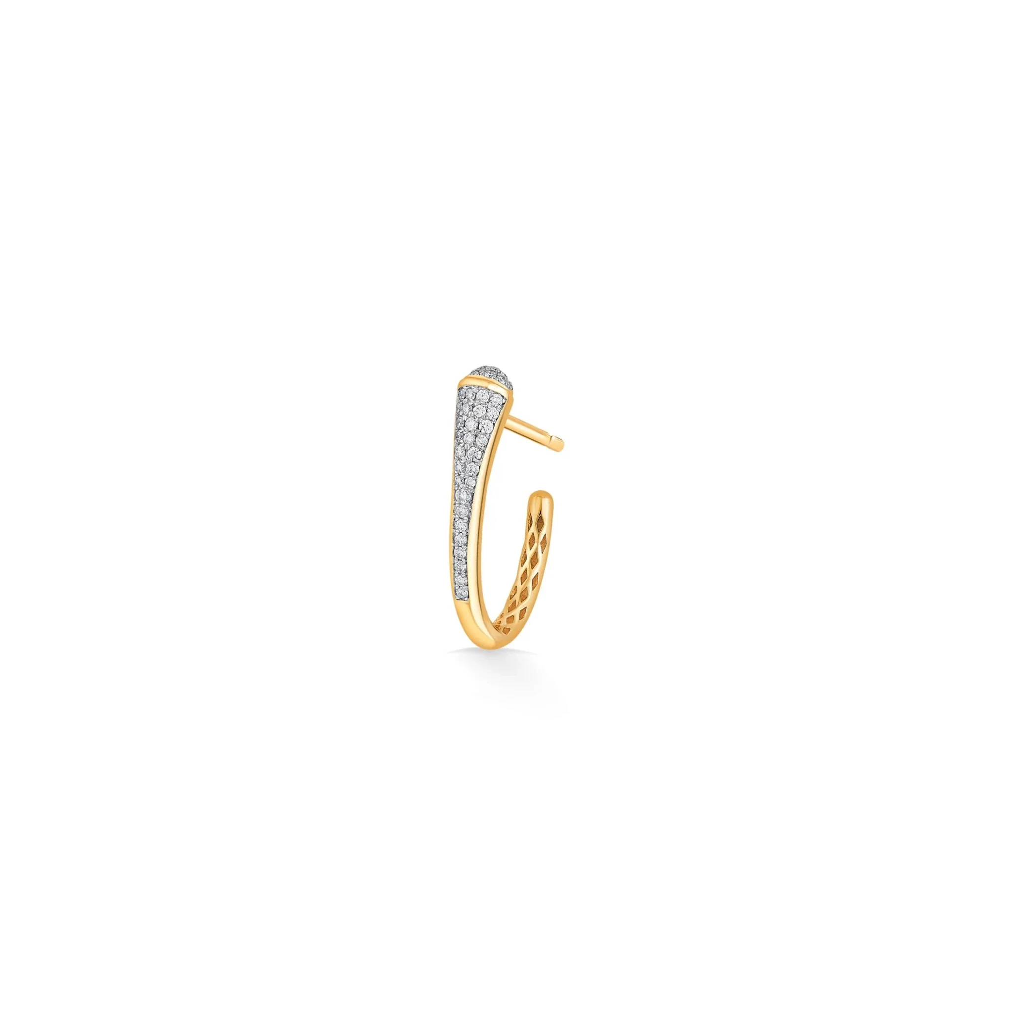 Soiree Gleamline Diamond Elegance Earrings - Image 3