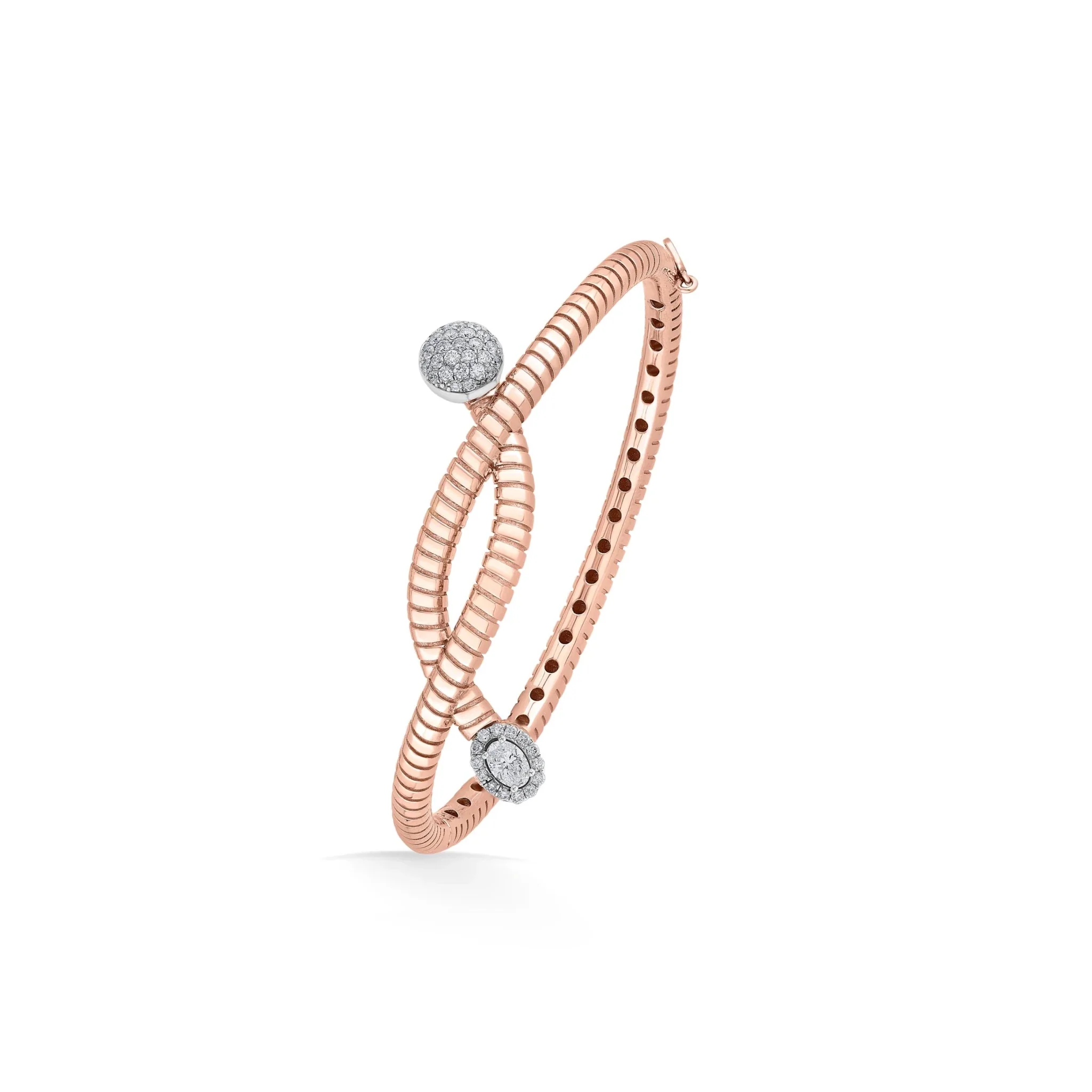 Soiree Inferno Twisted Oval Bracelet