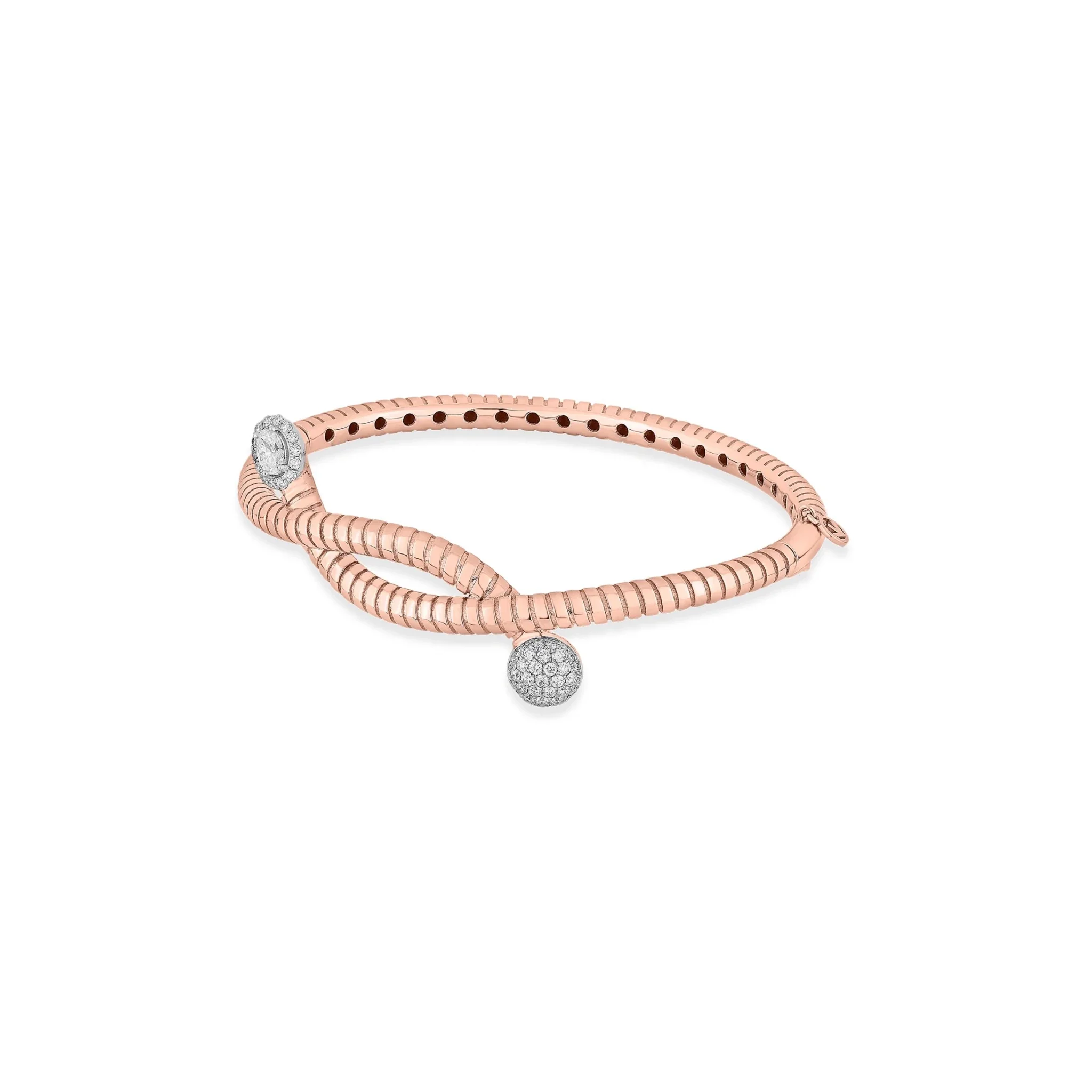 Soiree Inferno Twisted Oval Bracelet - Image 3
