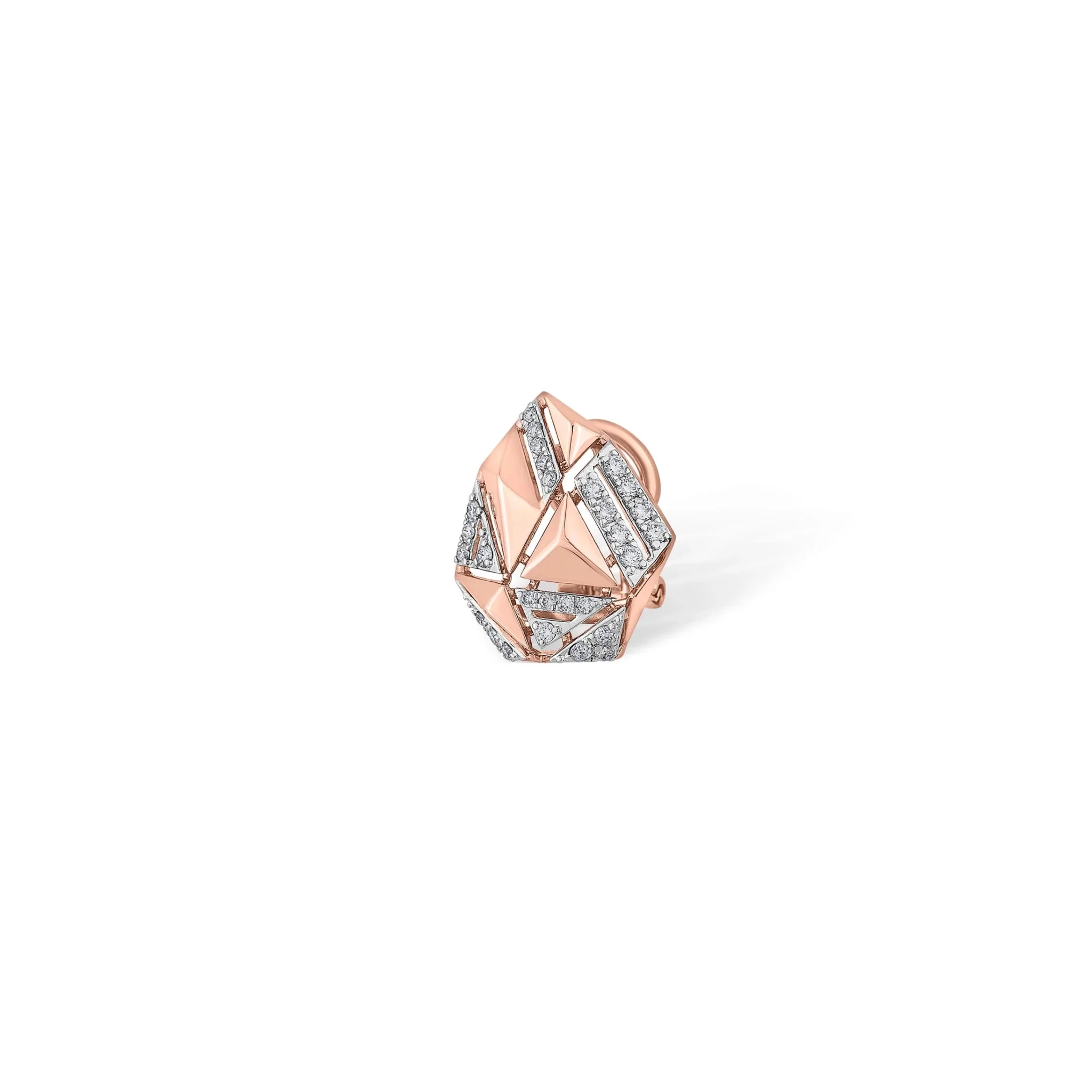 Soiree Prism Edge Diamond Studs - Image 2