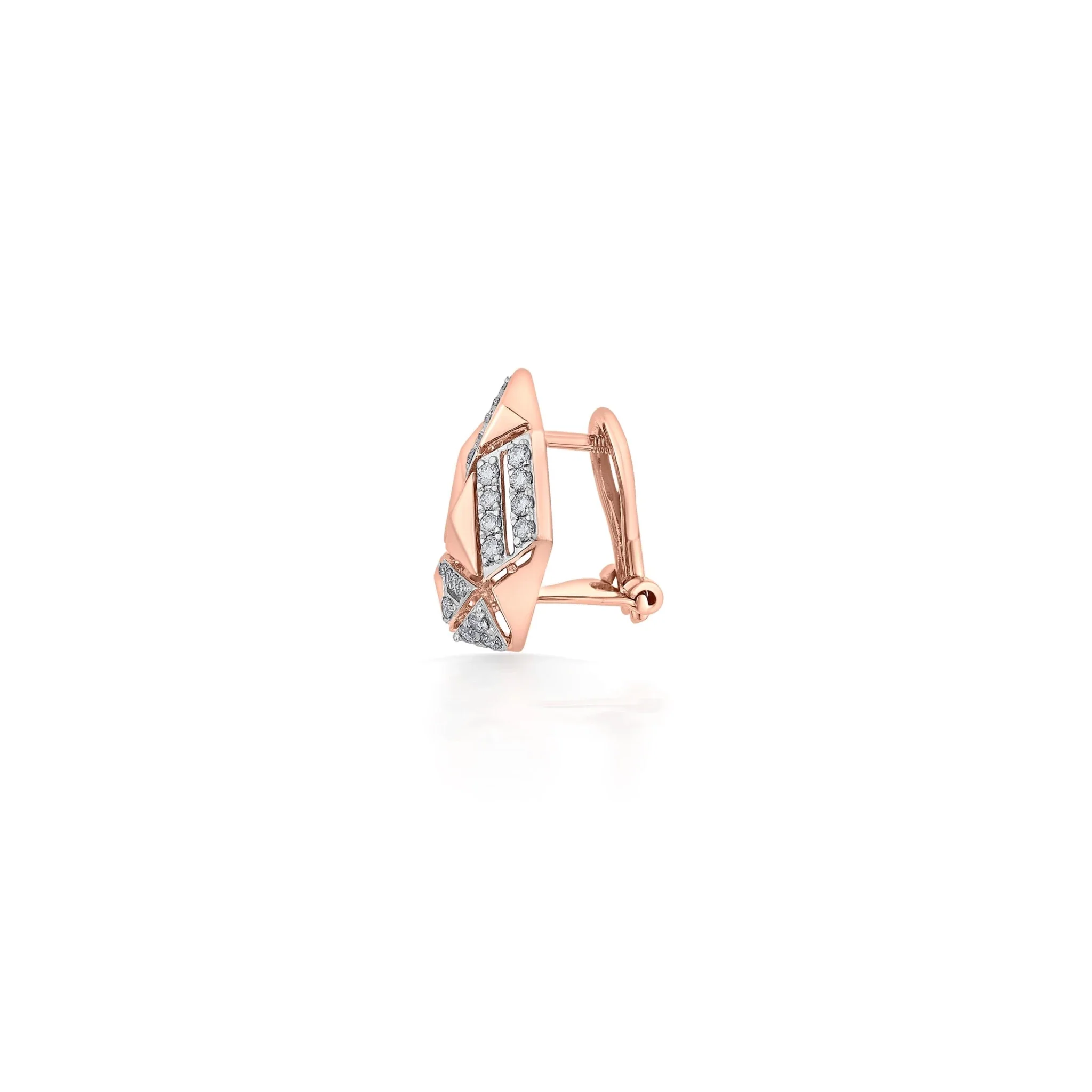 Soiree Prism Edge Diamond Studs - Image 3