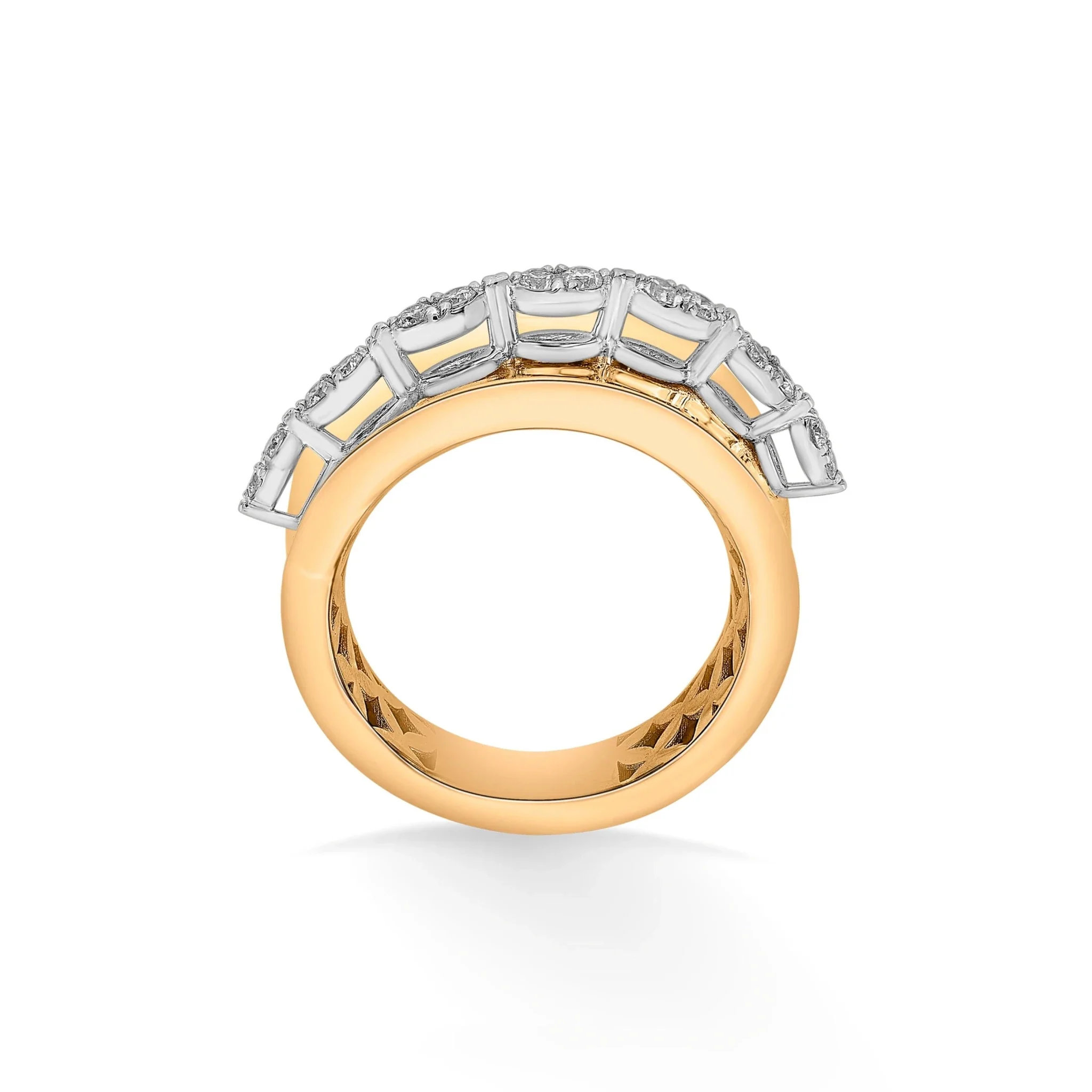 Soiree Rose Swagger Curve Ring - Image 4