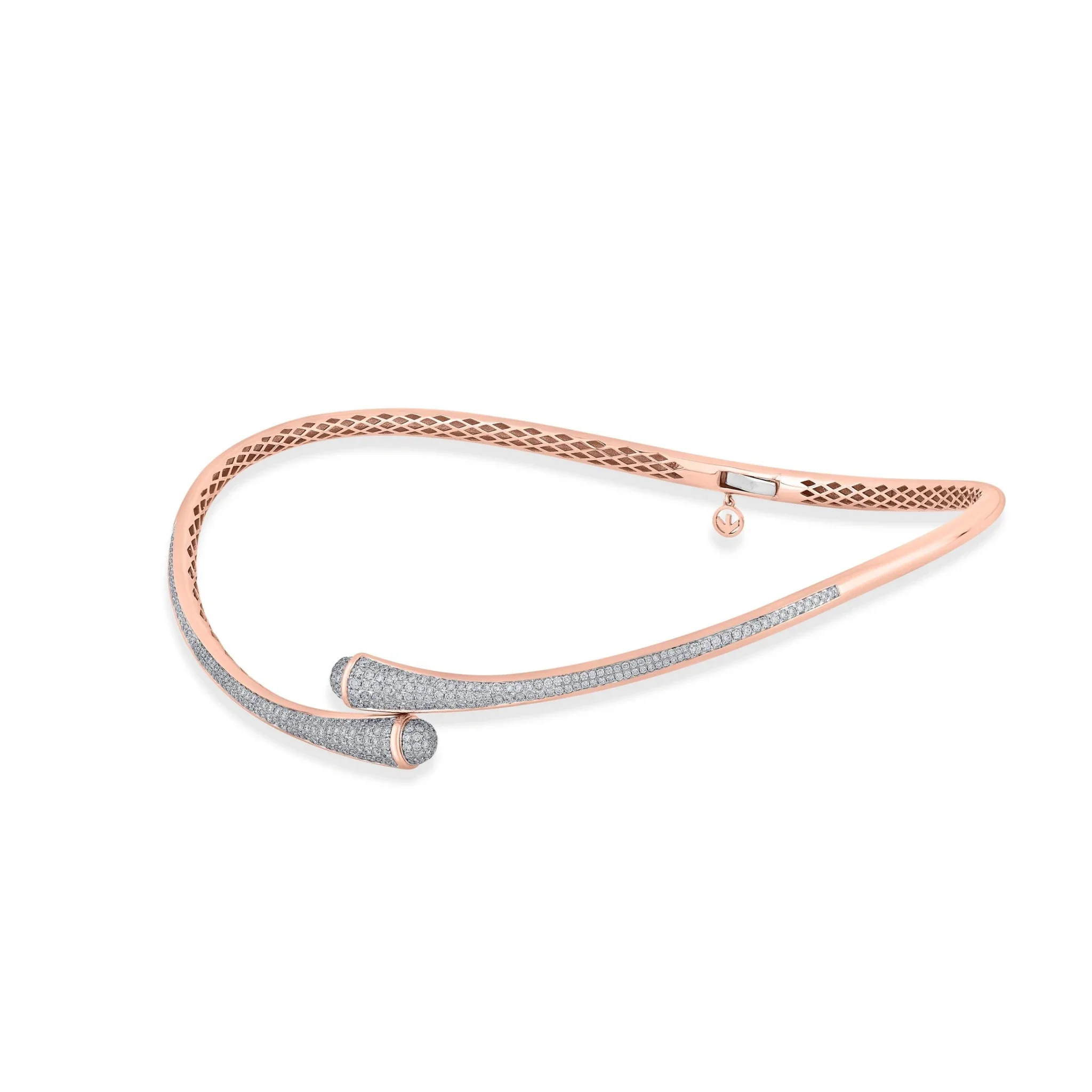 Soiree Serpente Diamond Blade Collar
