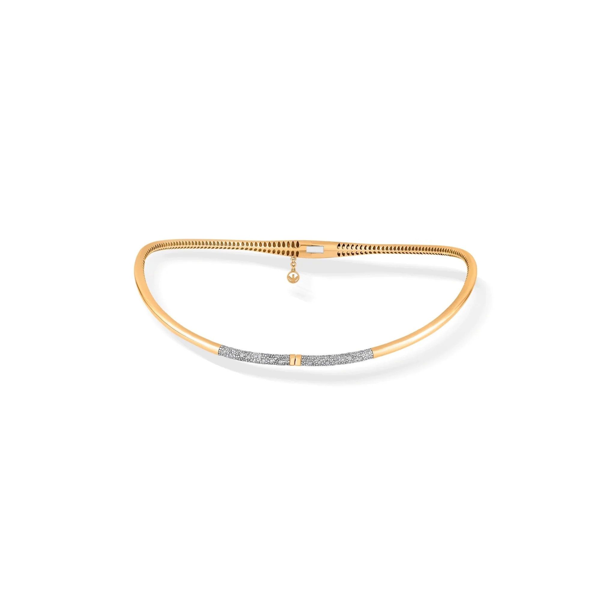Soiree Sleek Curve Diamond Choker