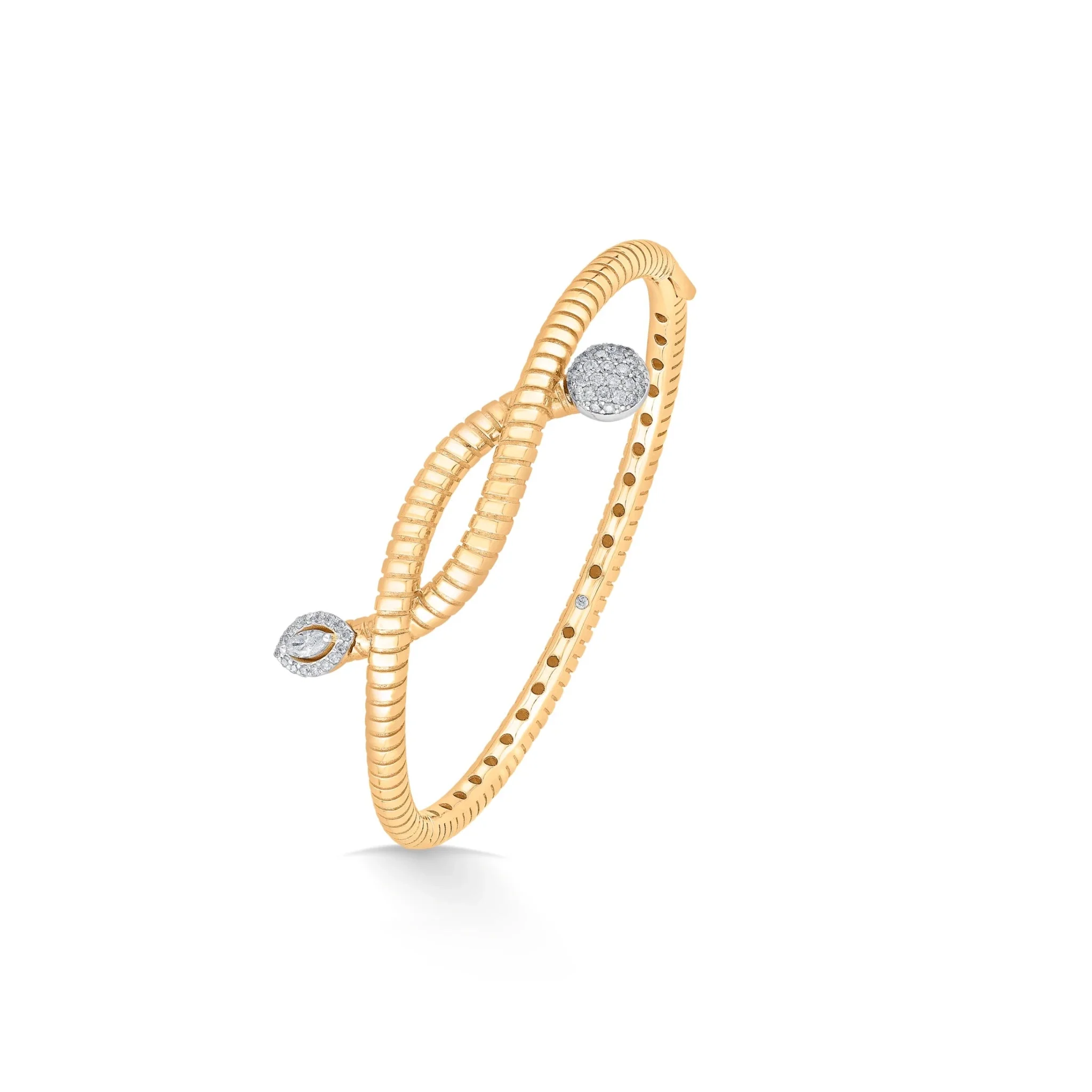 Soiree Sonic Twist Diamond Bracelet