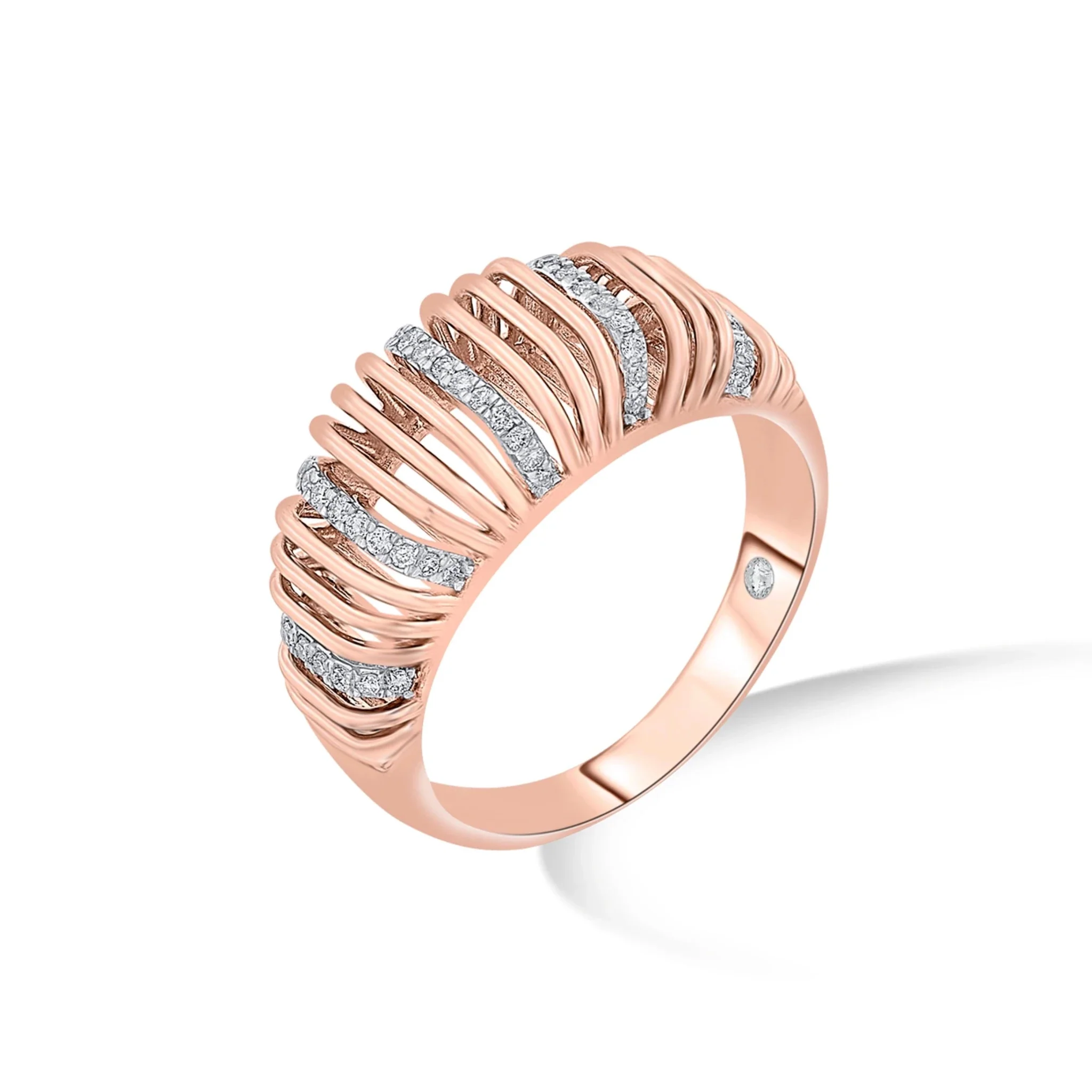 Soiree Strata Layered Luxury Ring