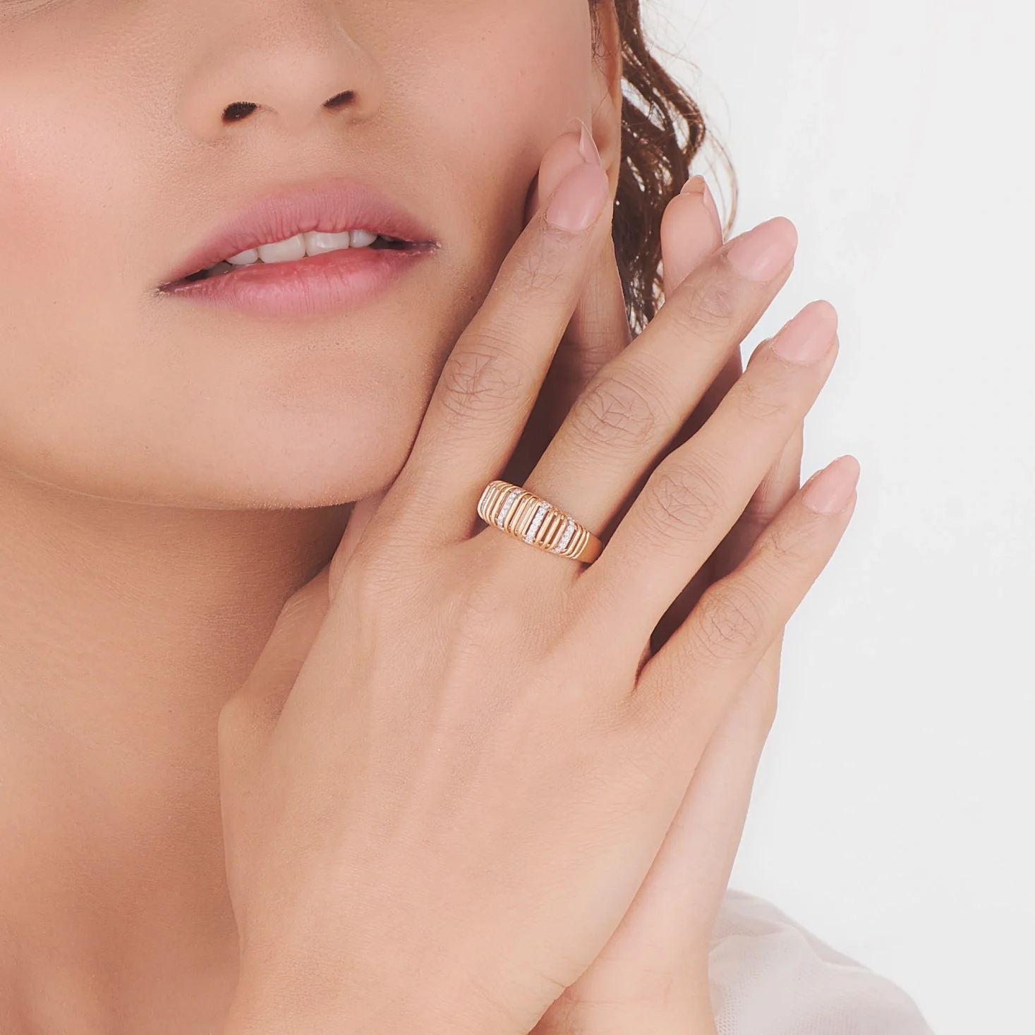 Soiree Strata Layered Luxury Ring - Image 2