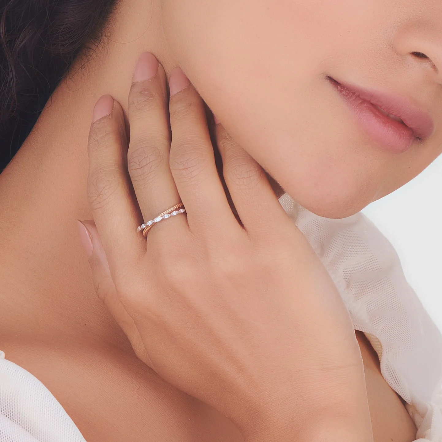 Soiree Twine Spark Elegance Ring - Image 2
