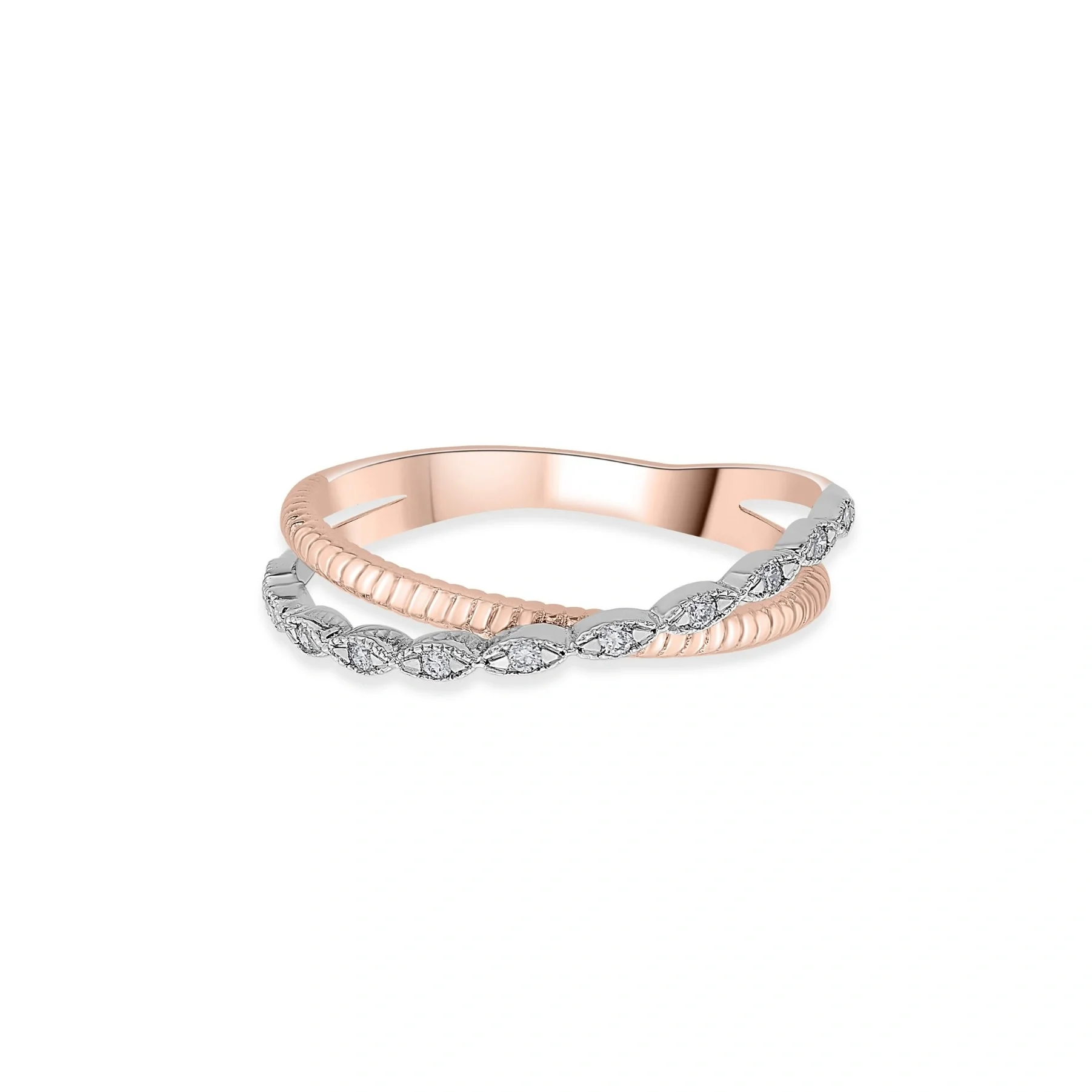 Soiree Twine Spark Elegance Ring - Image 3