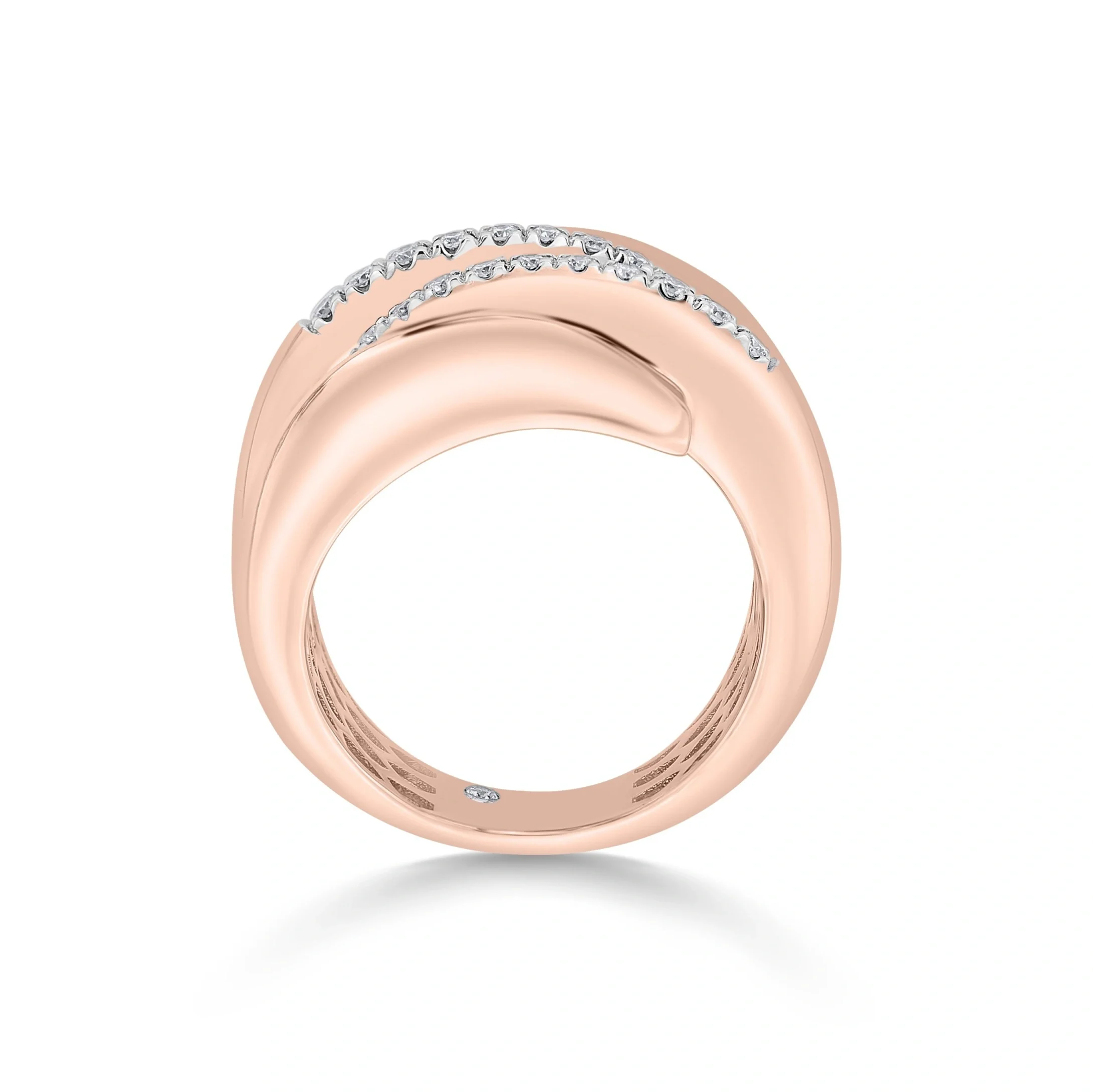 Soiree Vortex Gleam Cuff Ring - Image 5