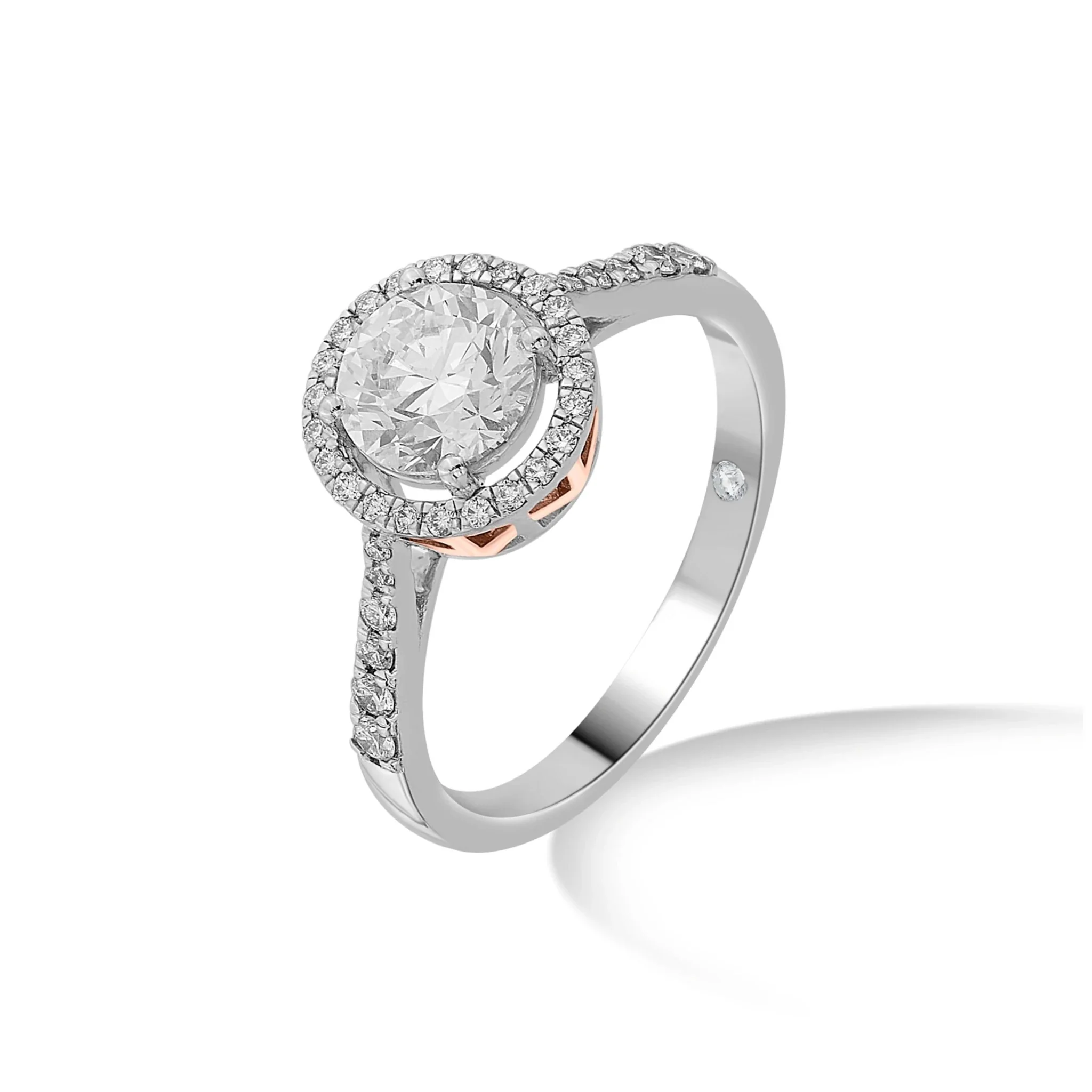 Solitaire Celestial Sparkle Ring