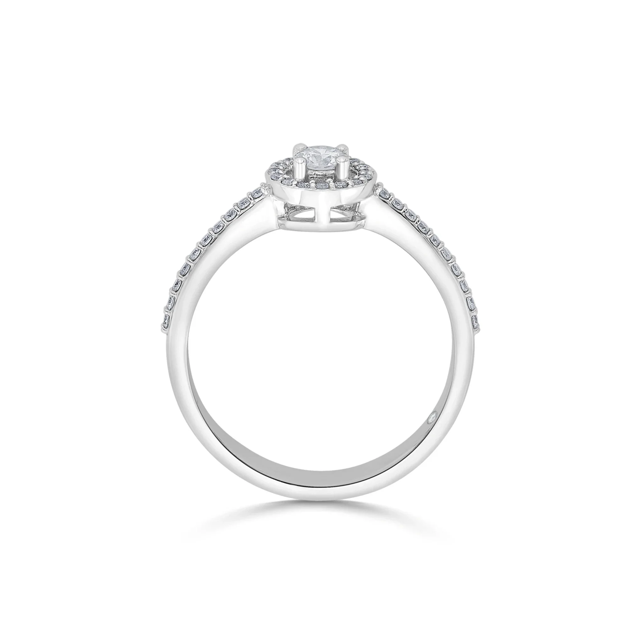 Solitaire Circular Starlight Spark Ring - Image 4