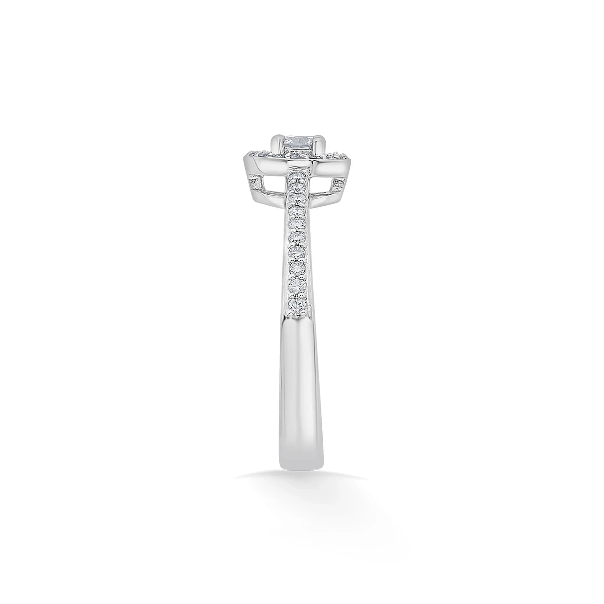 Solitaire Circular Starlight Spark Ring - Image 5